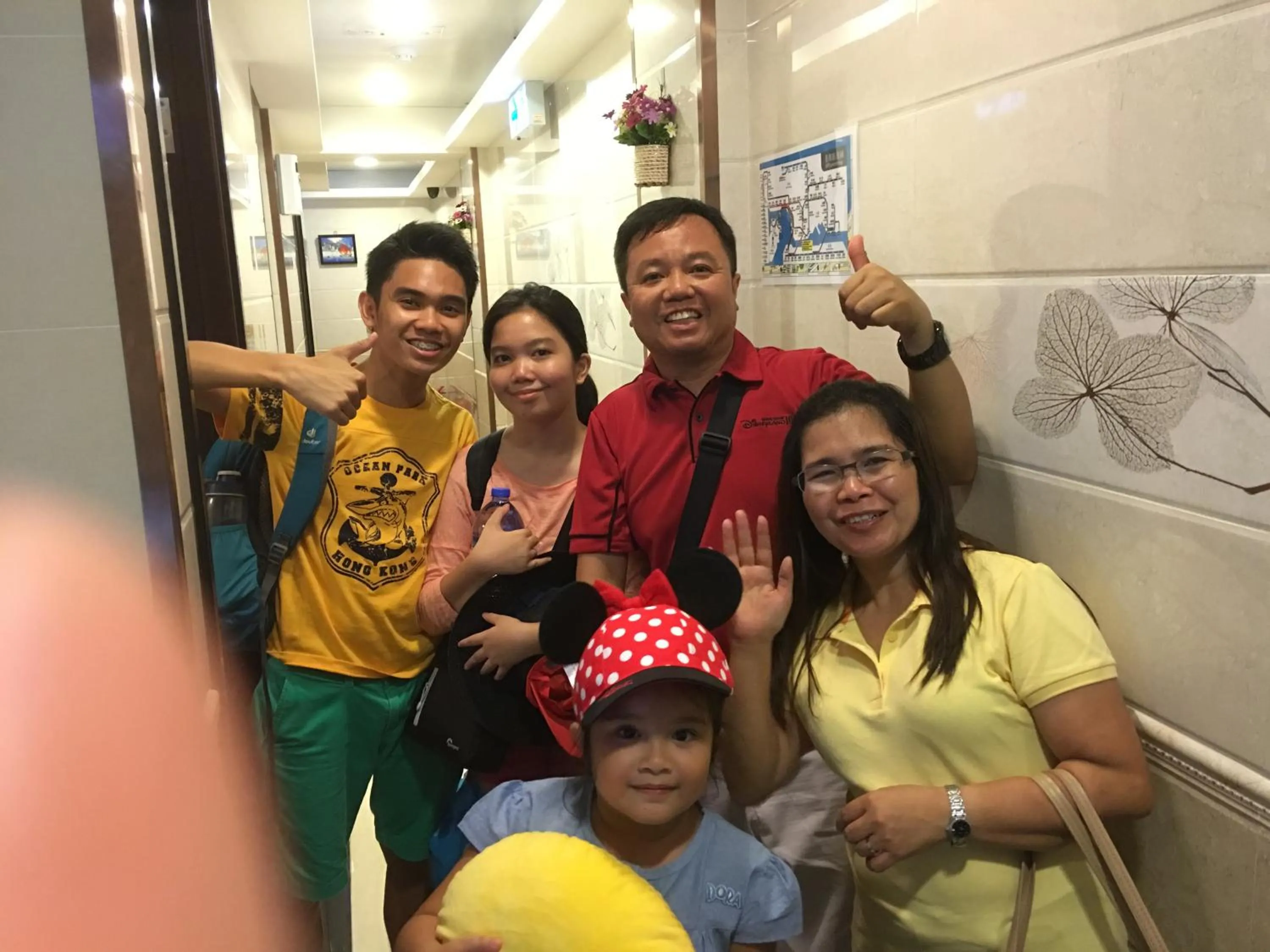 Family in Hk Peace Guest House