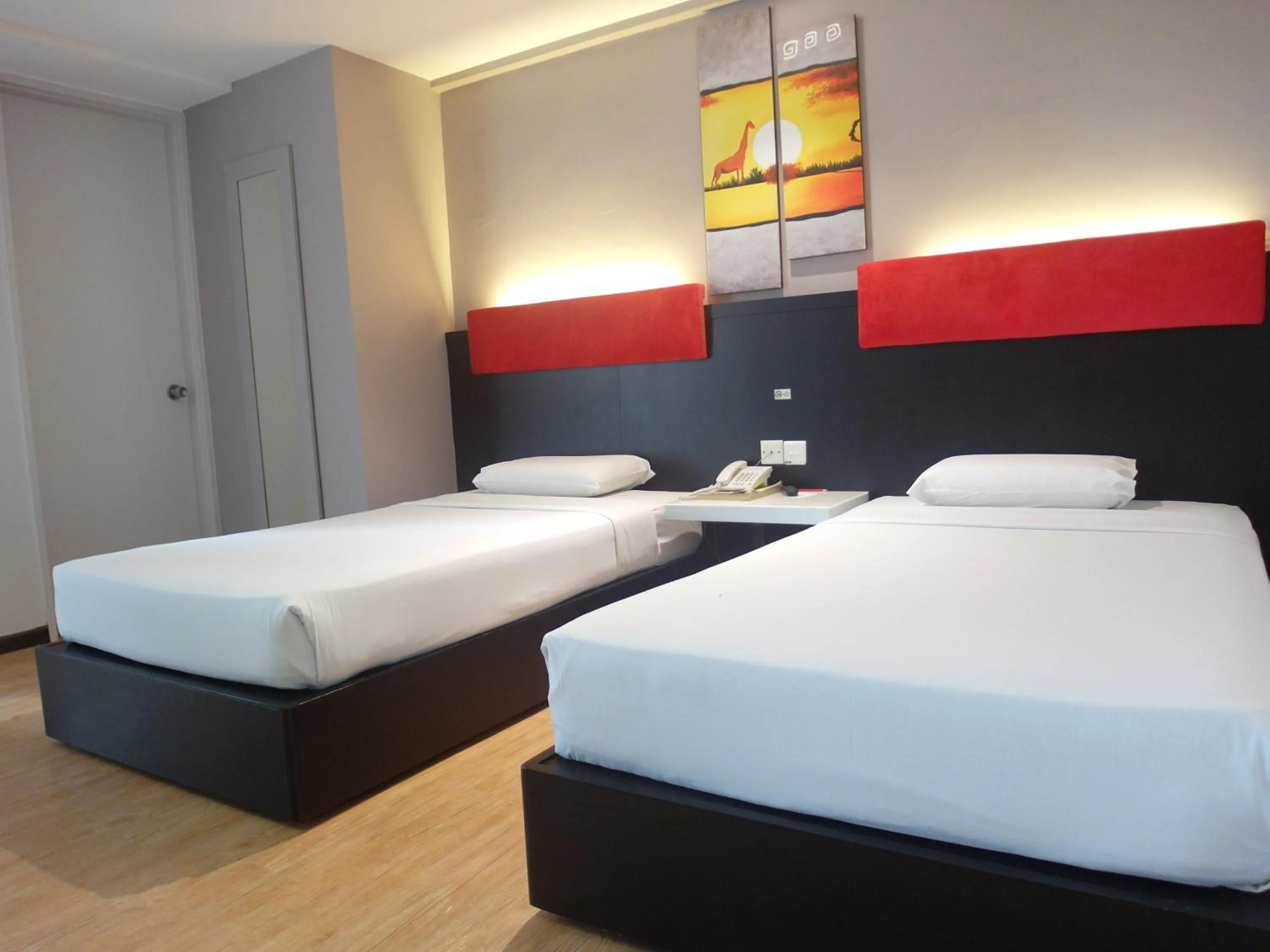 Bedroom, Bed in Red Rock Hotel Penang