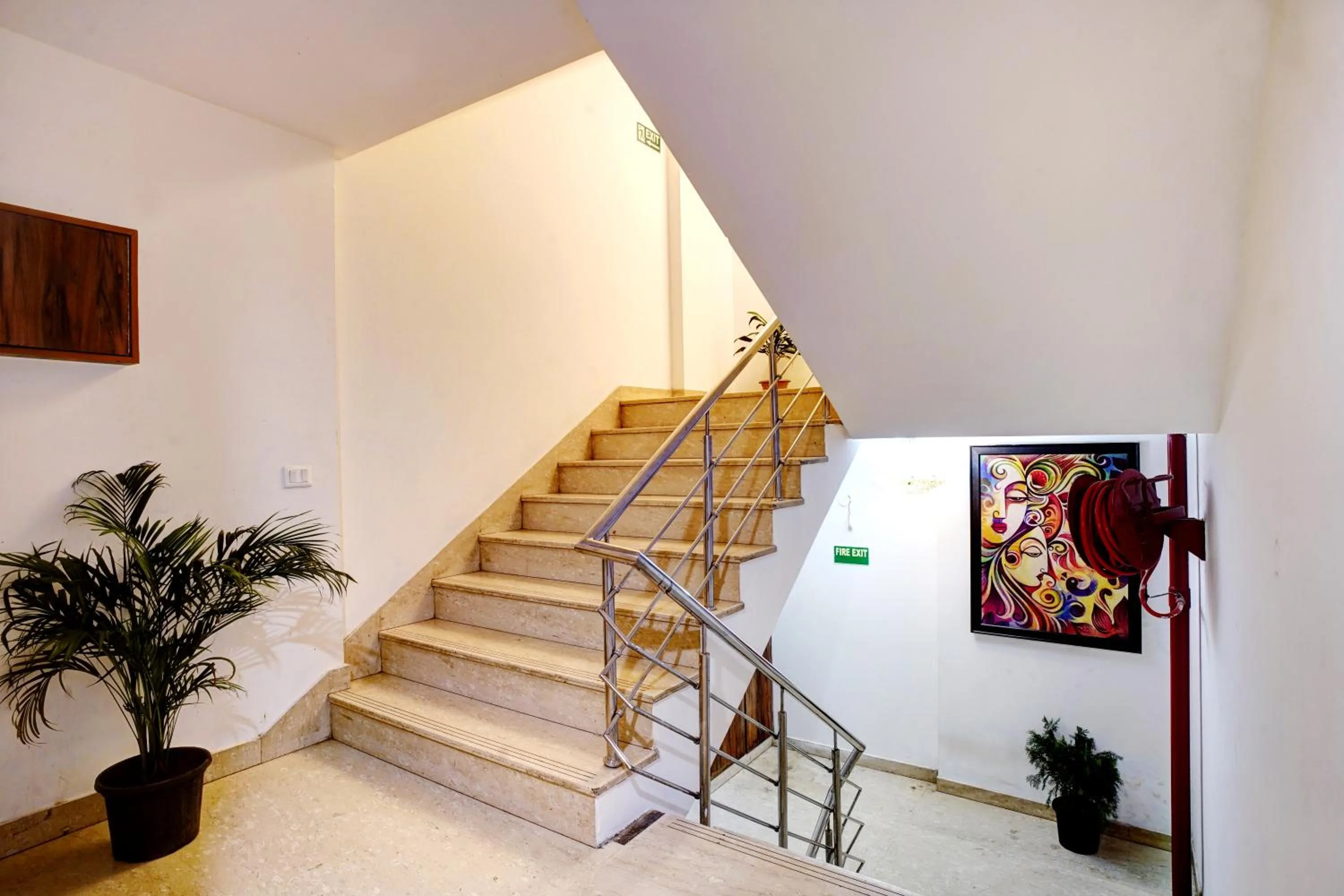 Decorative detail in Hotel Cabana 5 Mins Walking Distance From NDLS Station