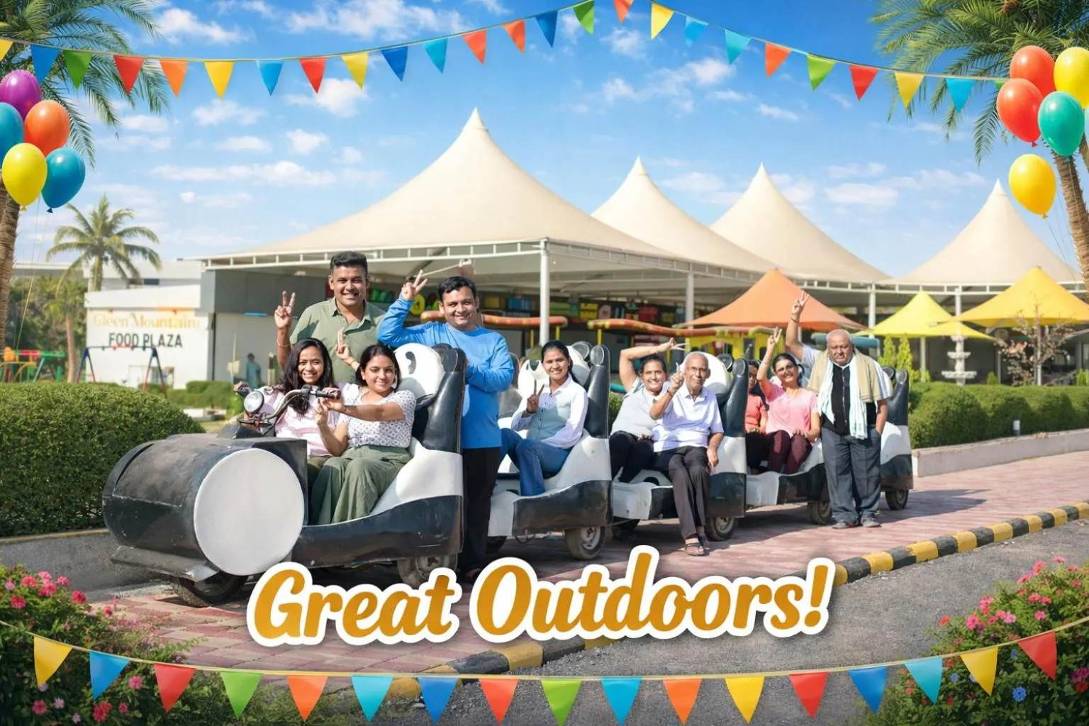 Evening entertainment in Green Mountain Resort