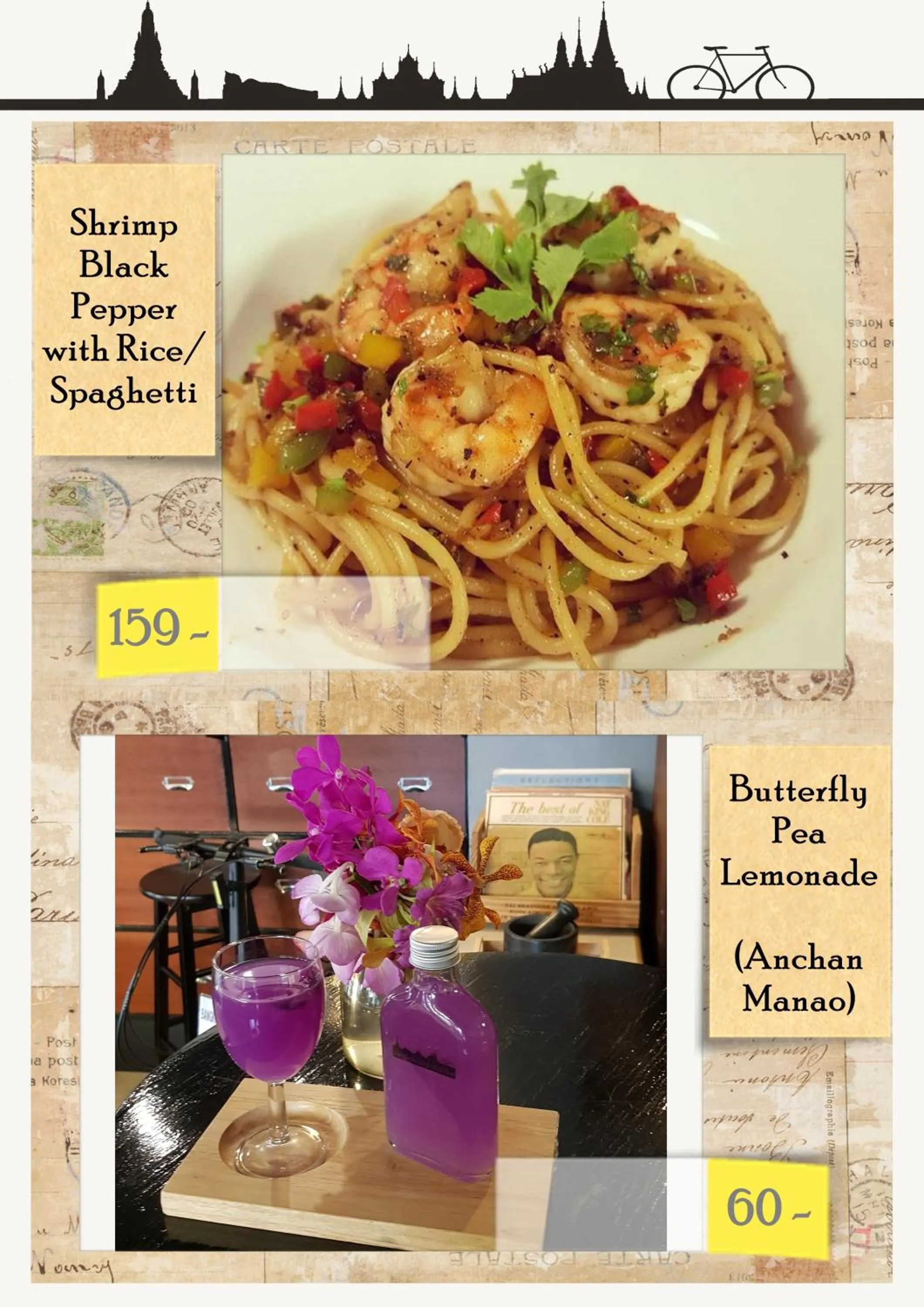 Restaurant/places to eat in Bangkok Bed and Bike