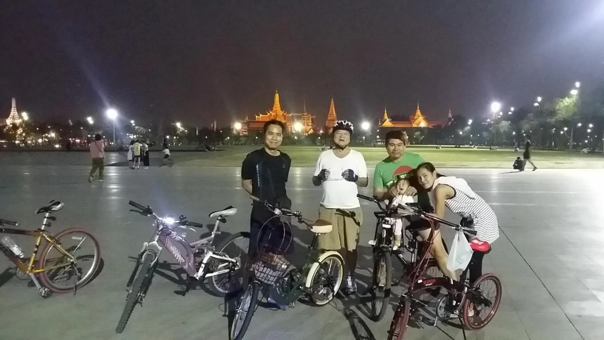 group of guests in Bangkok Bed and Bike
