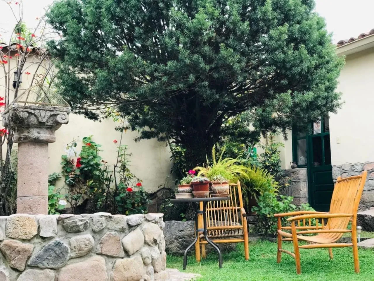 Patio in Hospedaje La Florida