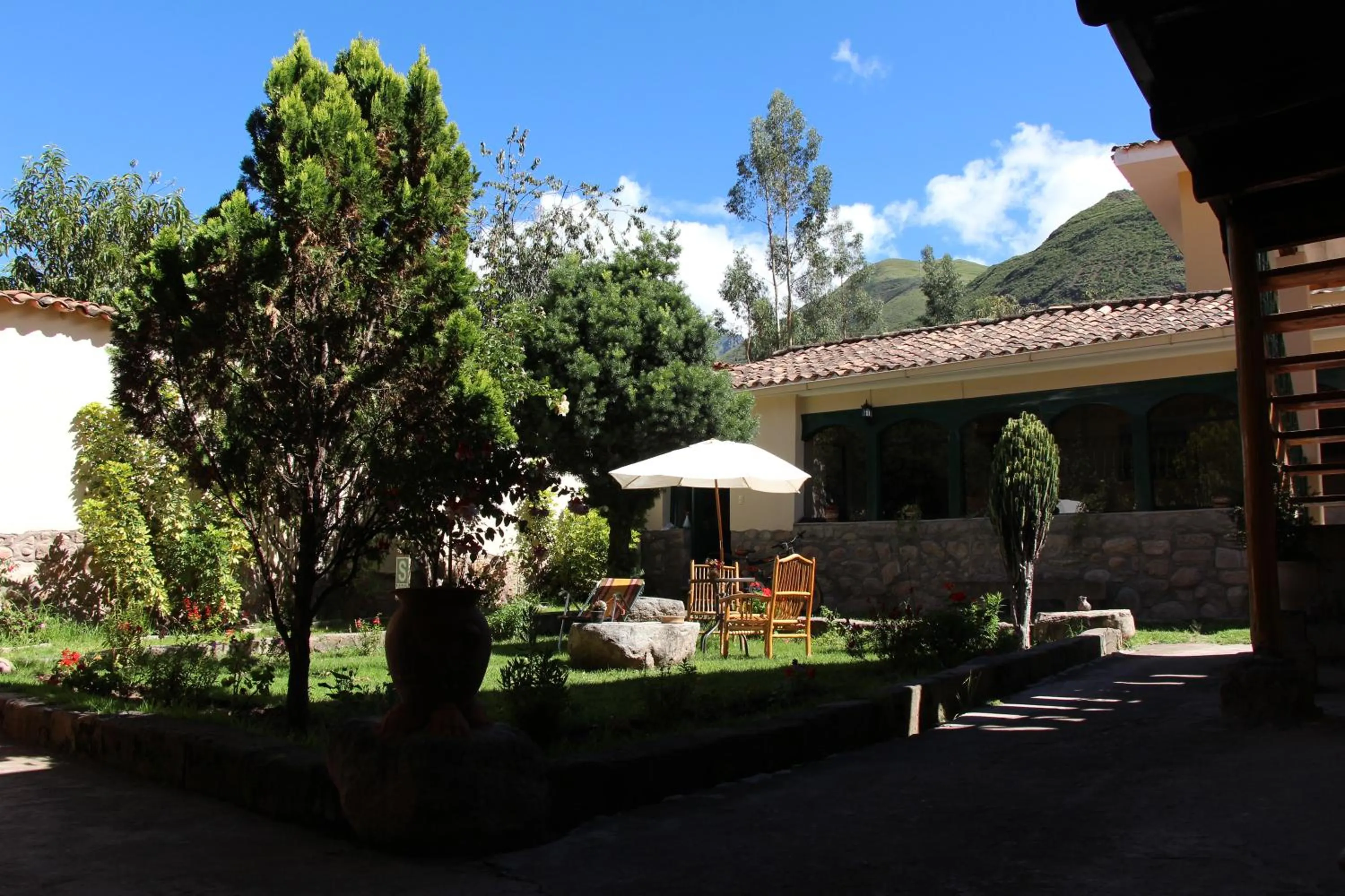 Garden in Hospedaje La Florida