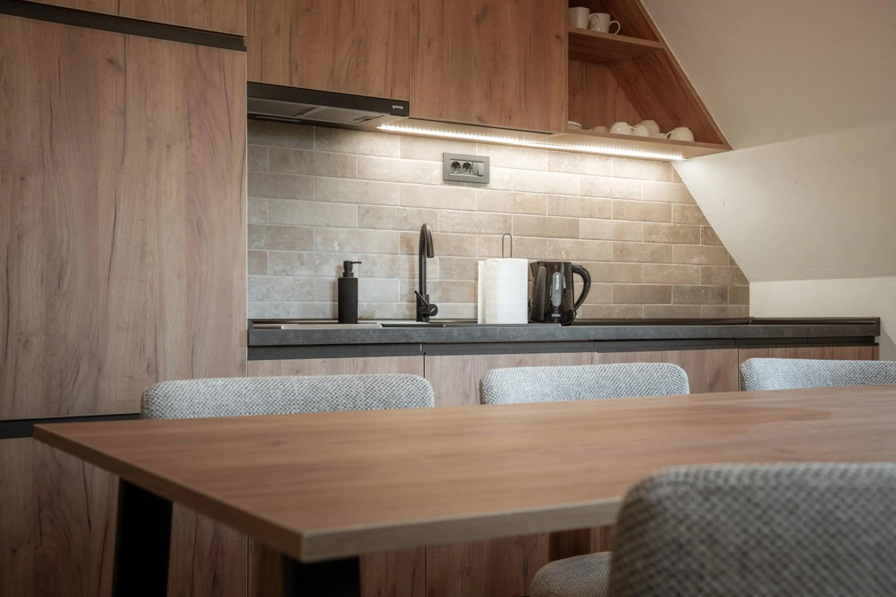 Kitchen or kitchenette in Angelina Apart&Spa