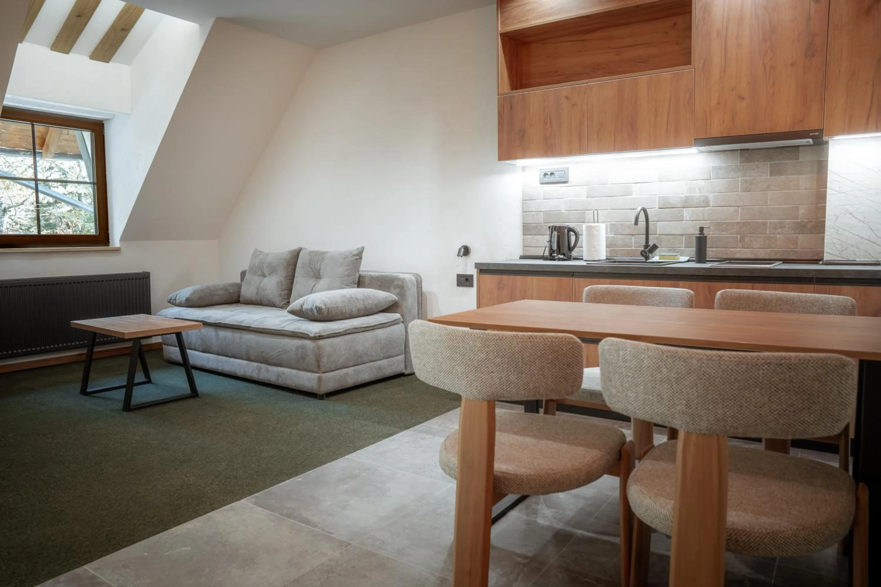 Dining area in Angelina Apart&Spa