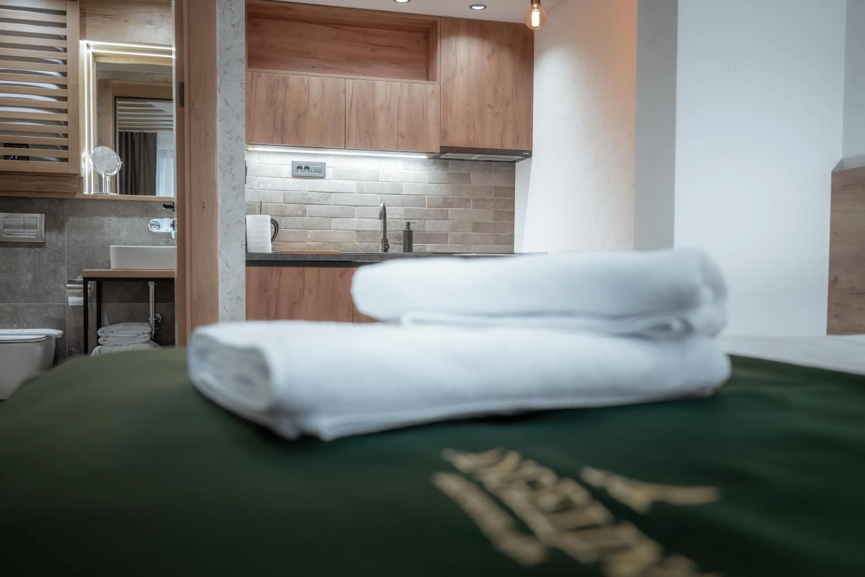 Bed in Angelina Apart&Spa