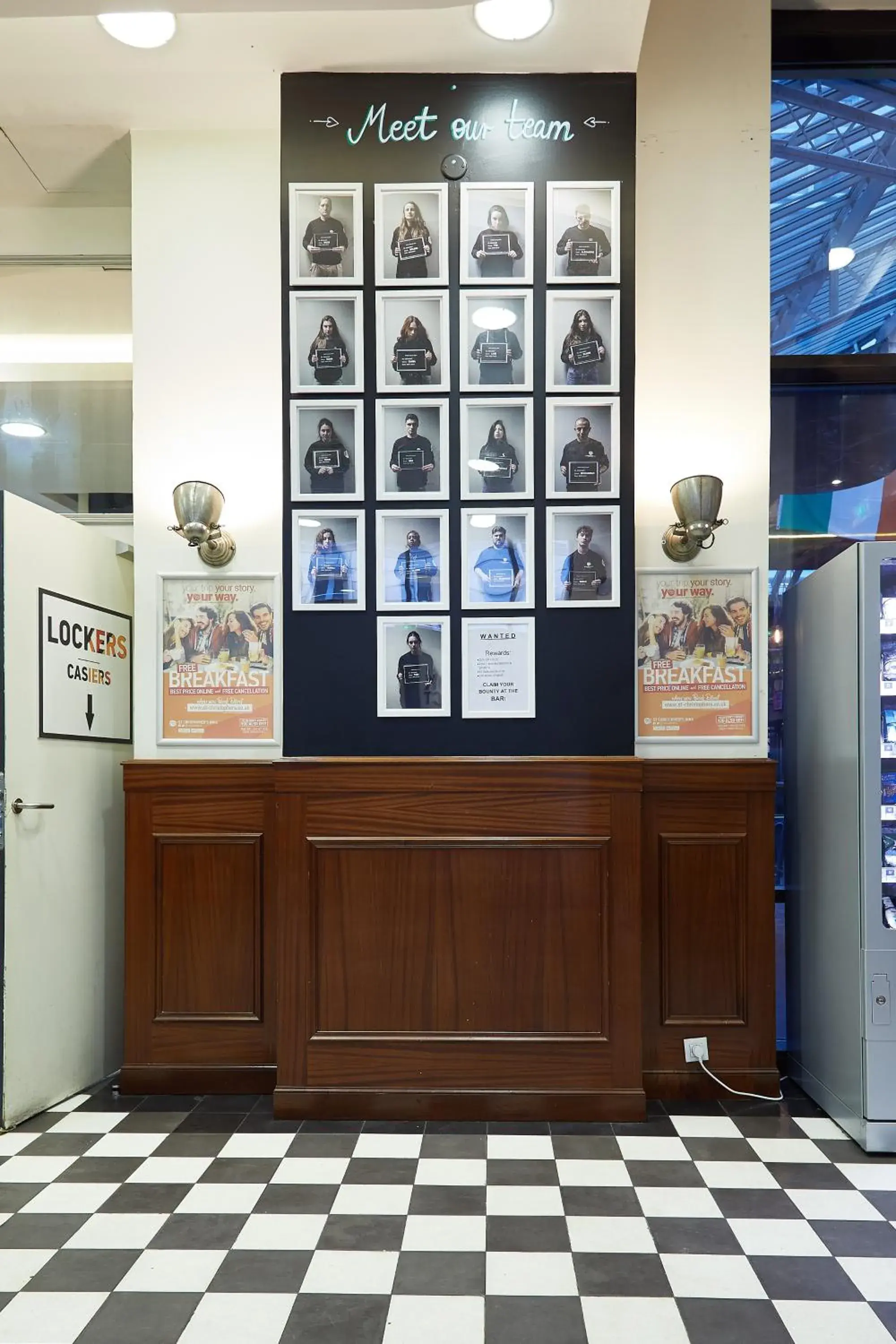 Lobby or reception in St Christopher's Inn Budget Hotel Paris - Gare du Nord Lobby or reception in St Christopher's Inn Budget Hotel Paris - Gare du Nord