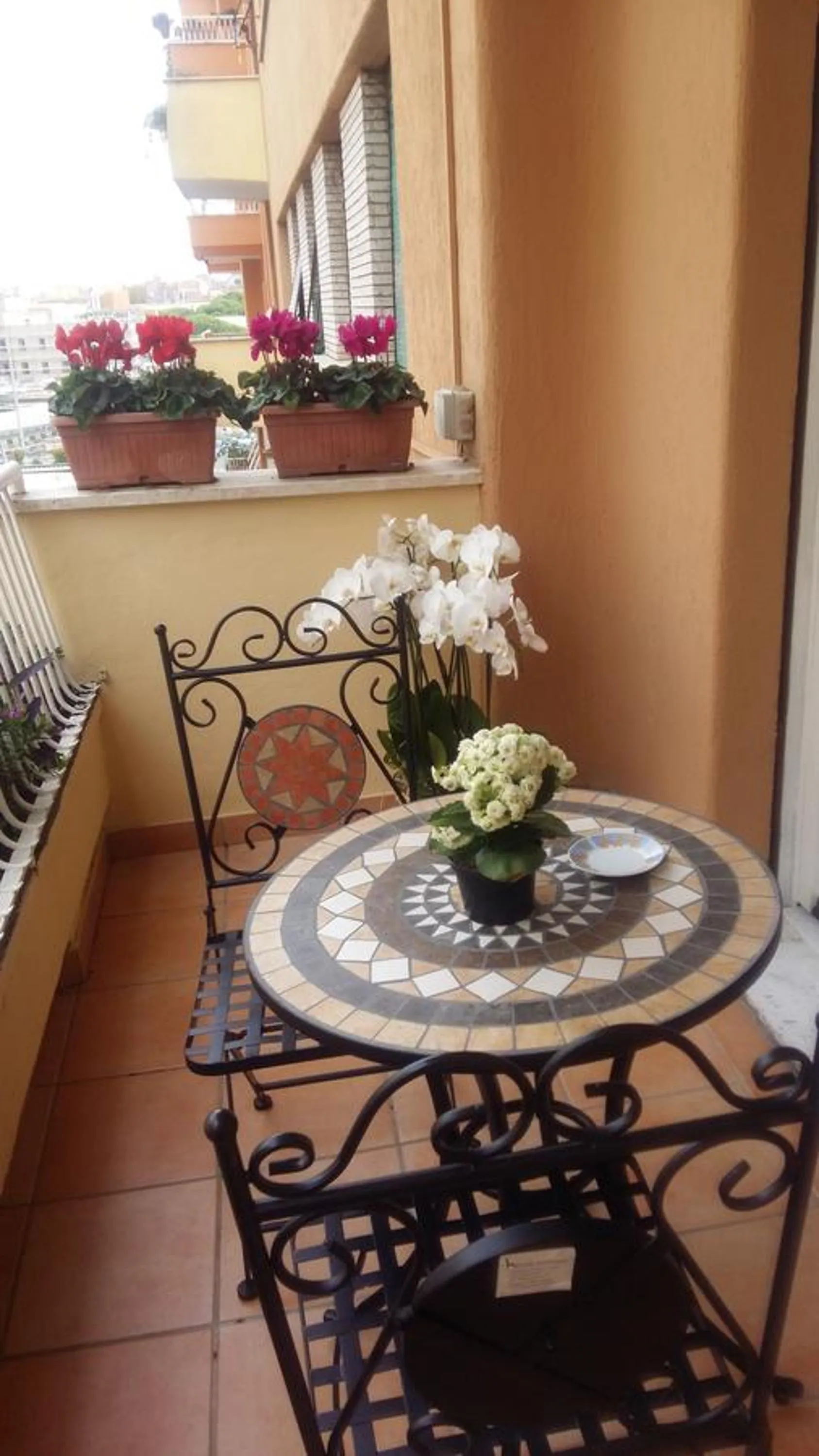 Balcony/Terrace in Le Scalette Al Vaticano B&B