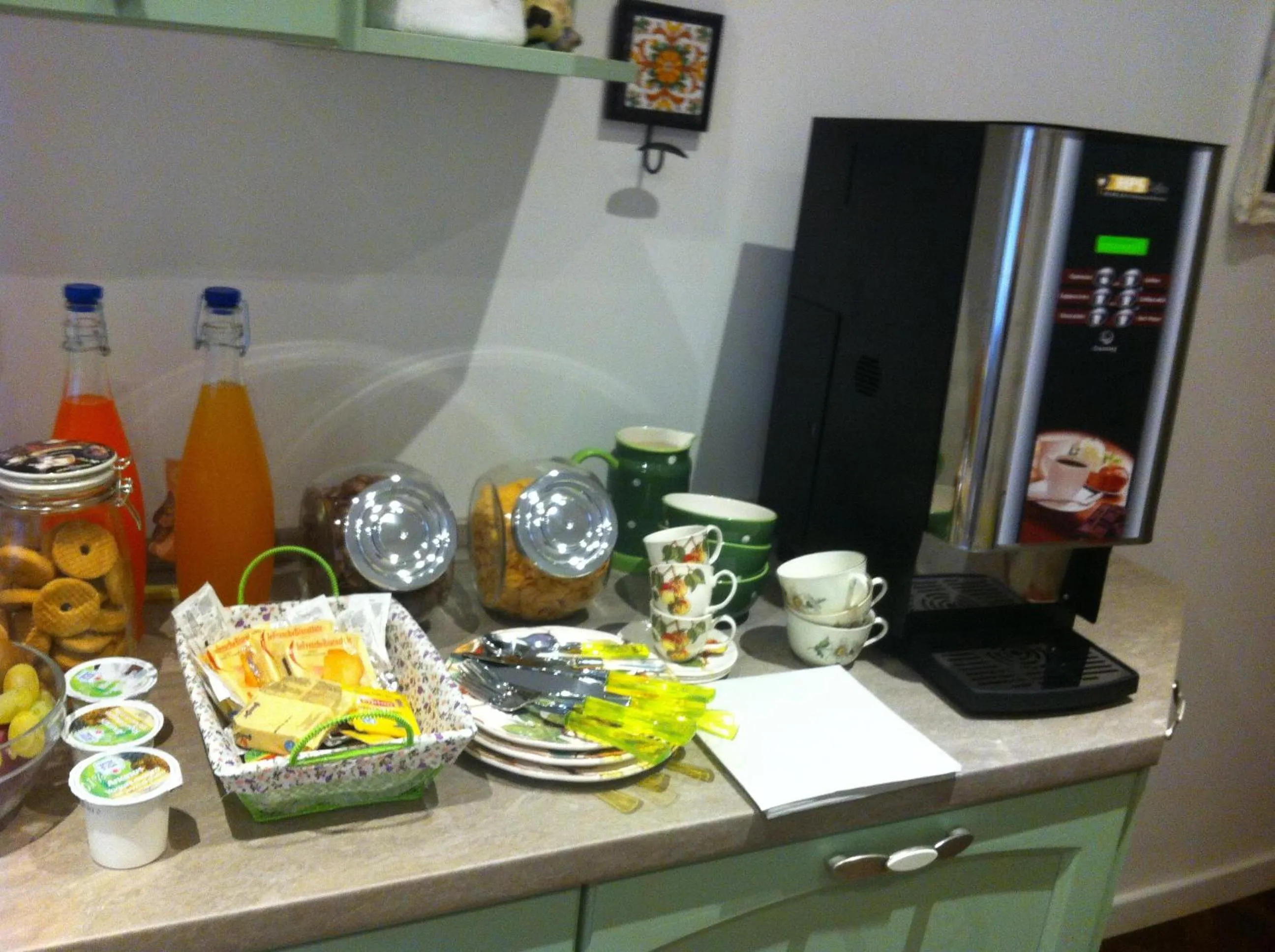 Kitchen or kitchenette in Le Scalette Al Vaticano B&B