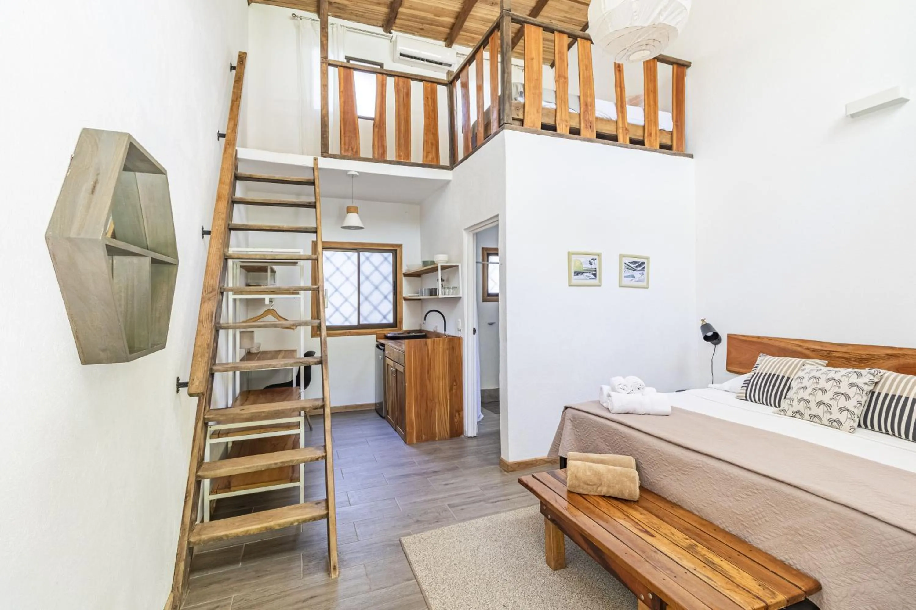 Photo of the whole room, Bed in Believe Surf & Yoga Lodge Santa Teresa