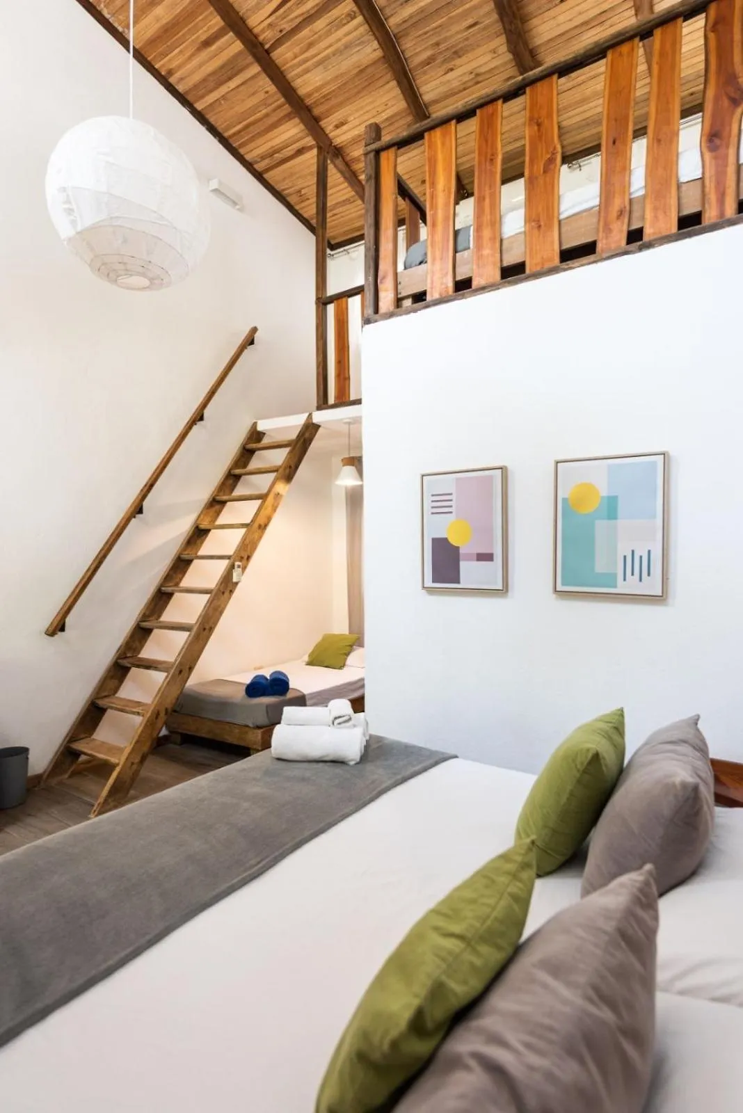 Bed in Believe Surf & Yoga Lodge Santa Teresa