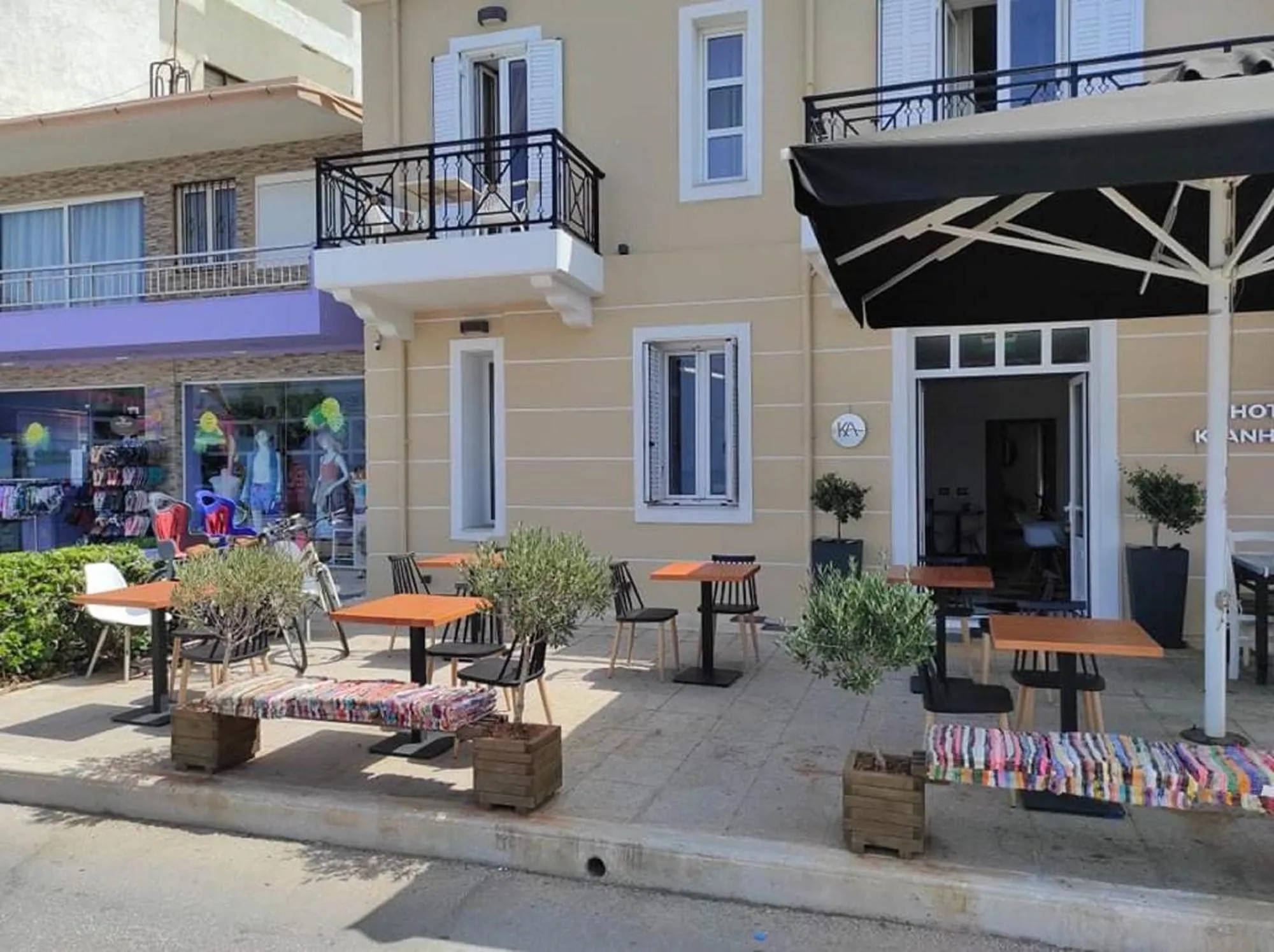 Balcony/Terrace in Hotel Kyani Akti