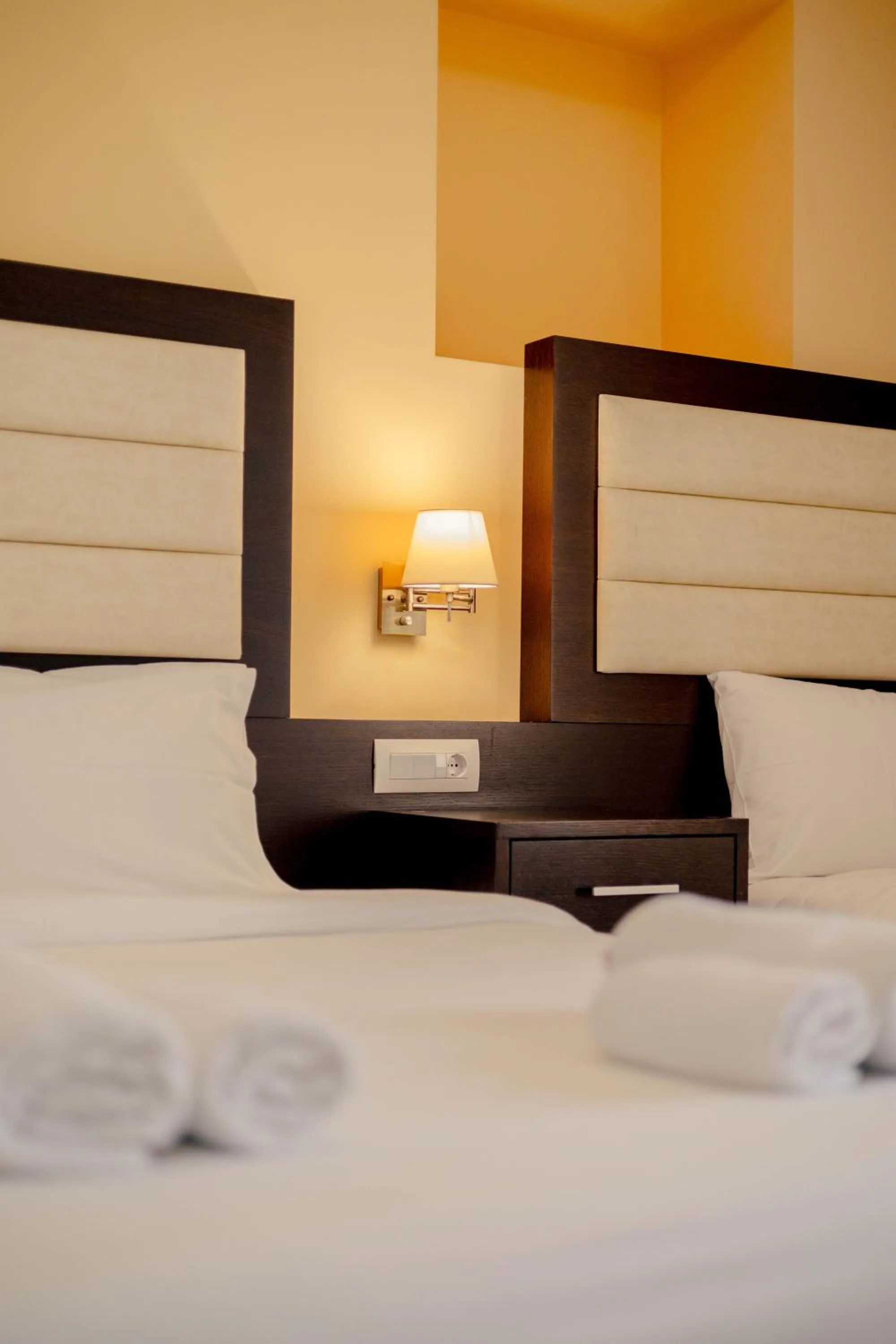 Decorative detail, Bed in Hotel Kyani Akti