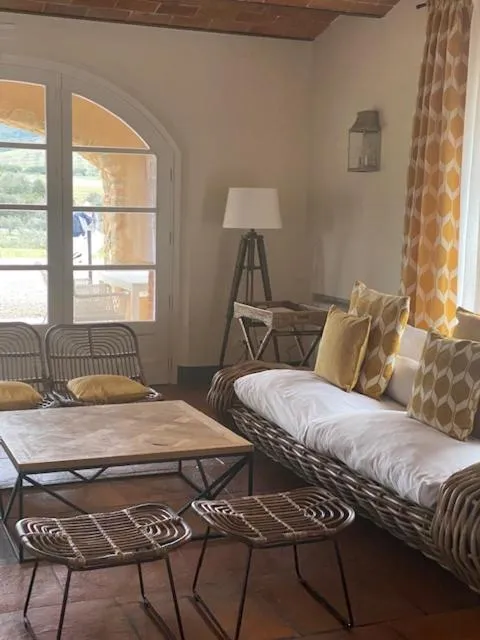 Living room in Villa La Salina