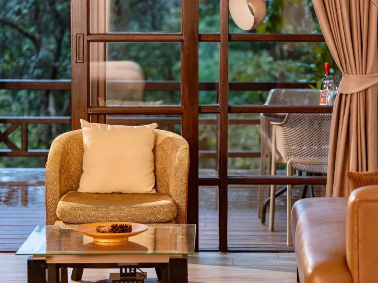 Seating area in Issara Boutique Winery Hotel