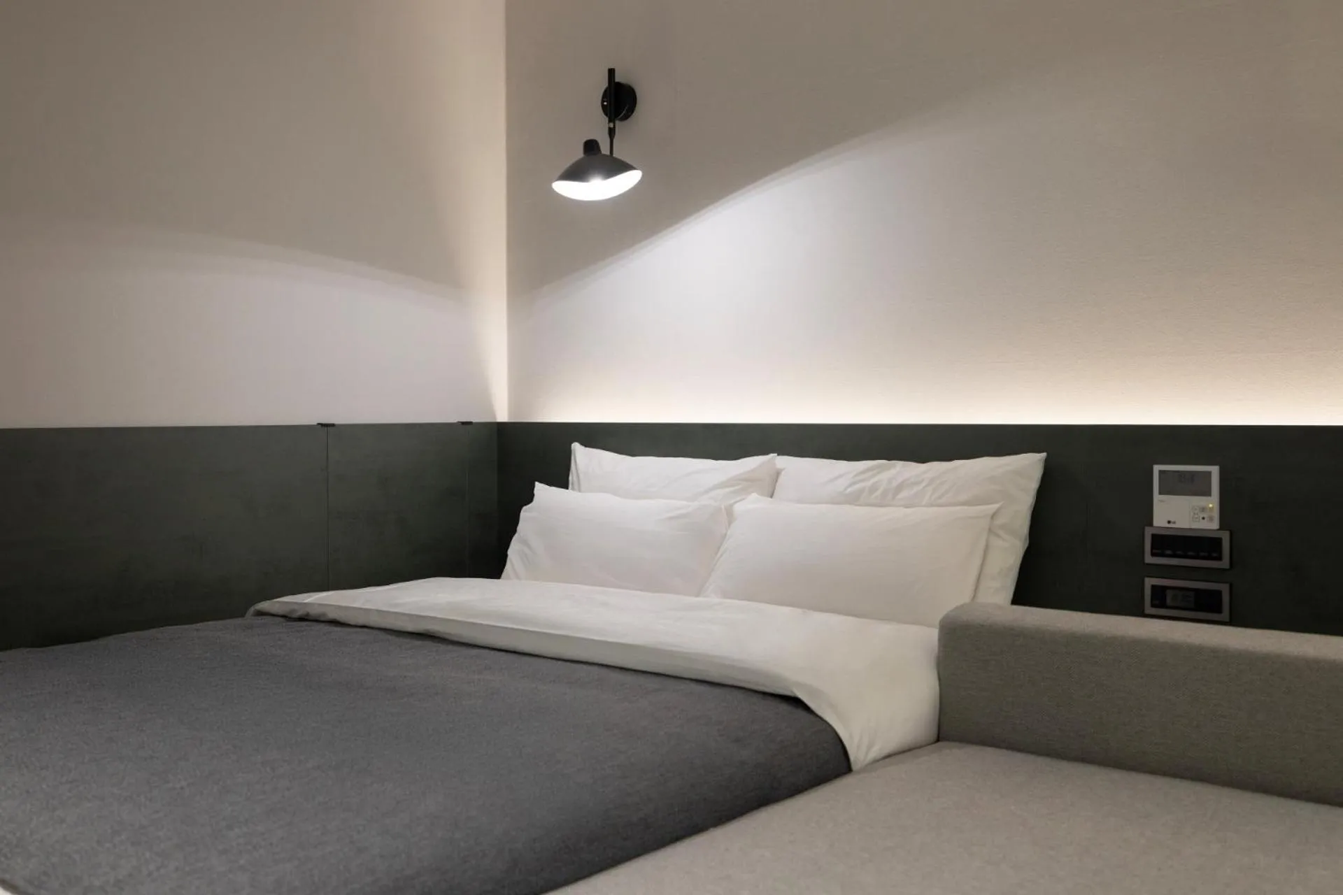 Bed in Anook Hotel Suwon Station
