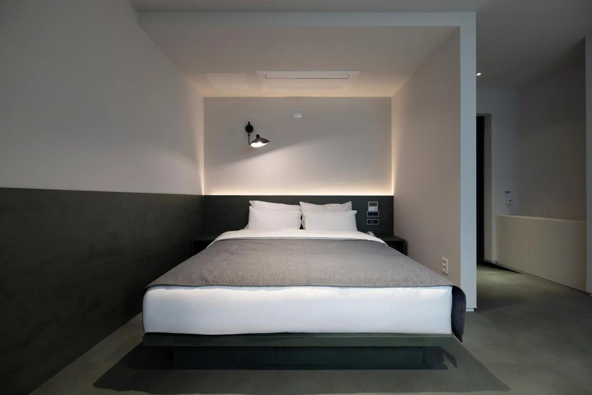 Bed in Anook Hotel Suwon Station