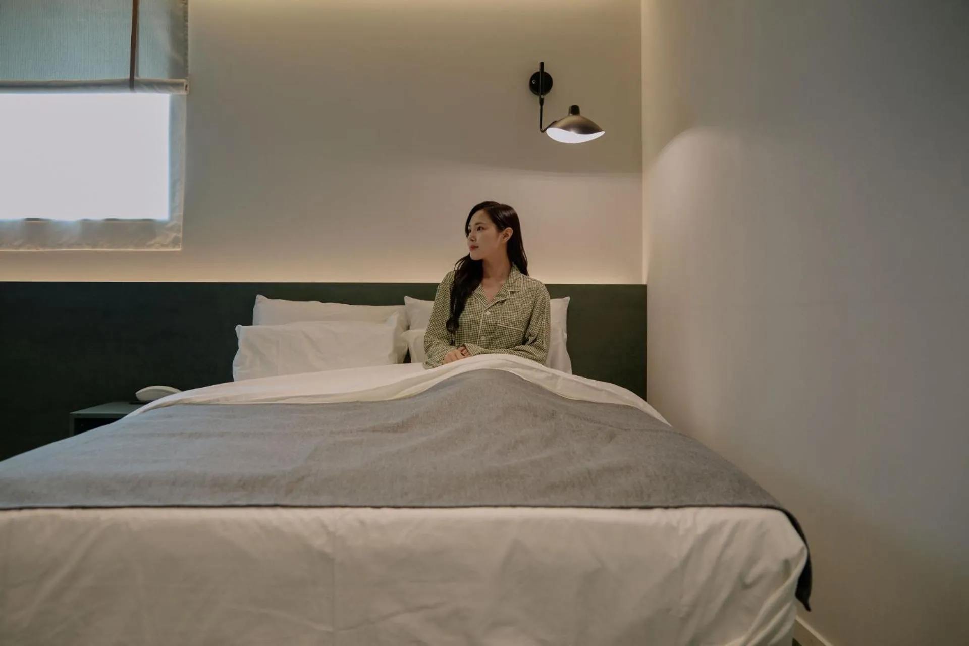 Bed in Anook Hotel Suwon Station
