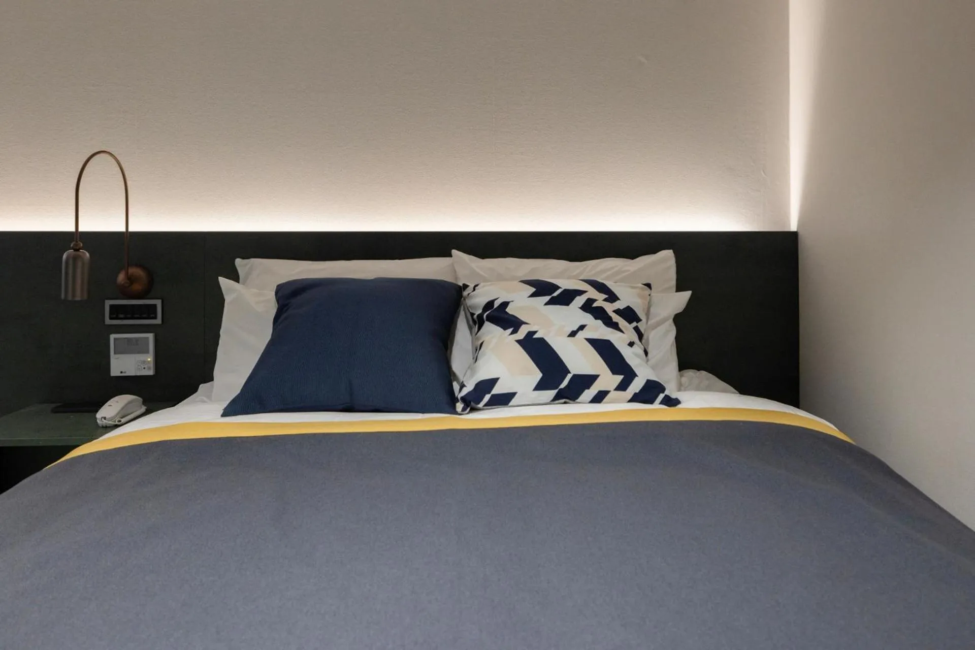 Bed in Anook Hotel Suwon Station