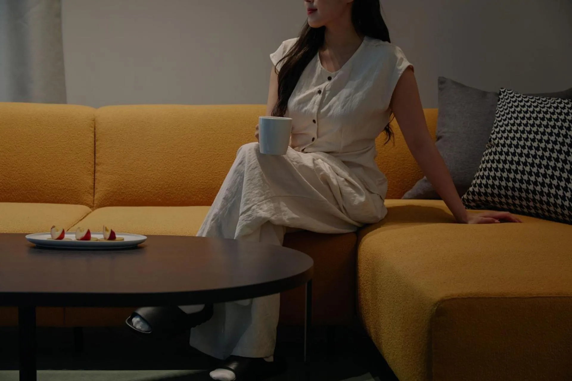 Living room in Anook Hotel Suwon Station