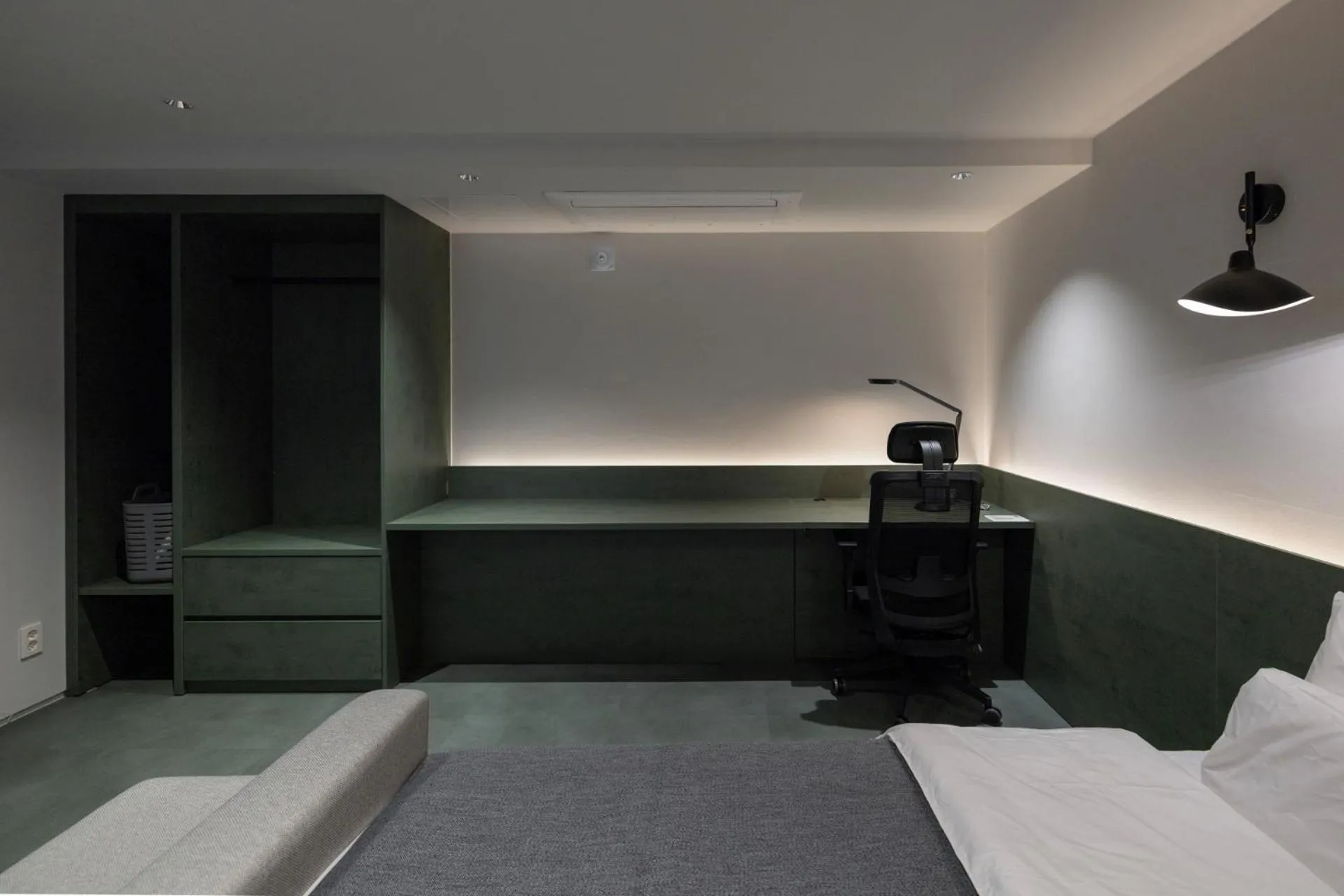 Bed in Anook Hotel Suwon Station