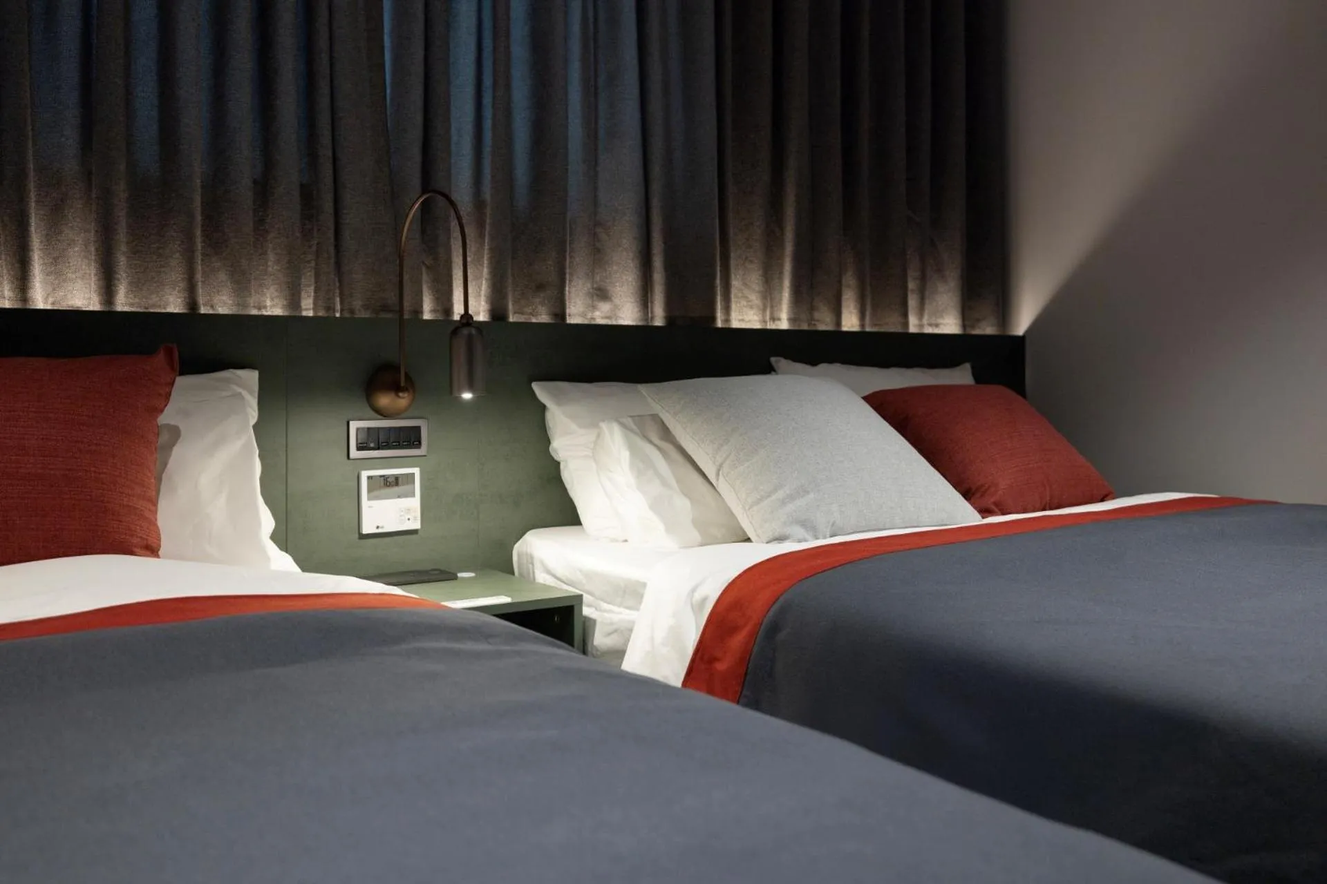 Bed in Anook Hotel Suwon Station