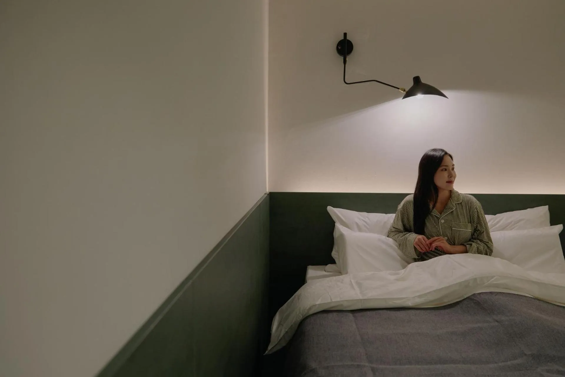 Bed in Anook Hotel Suwon Station