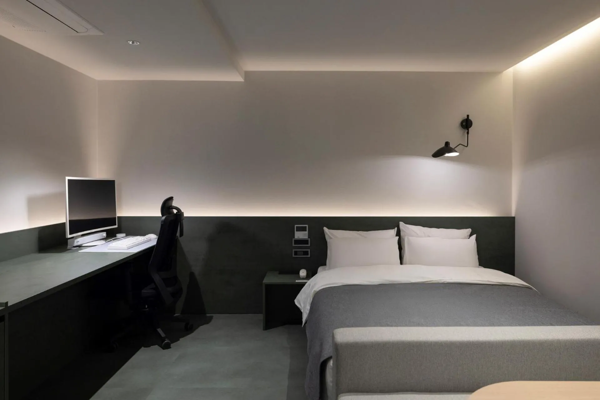 Bed in Anook Hotel Suwon Station