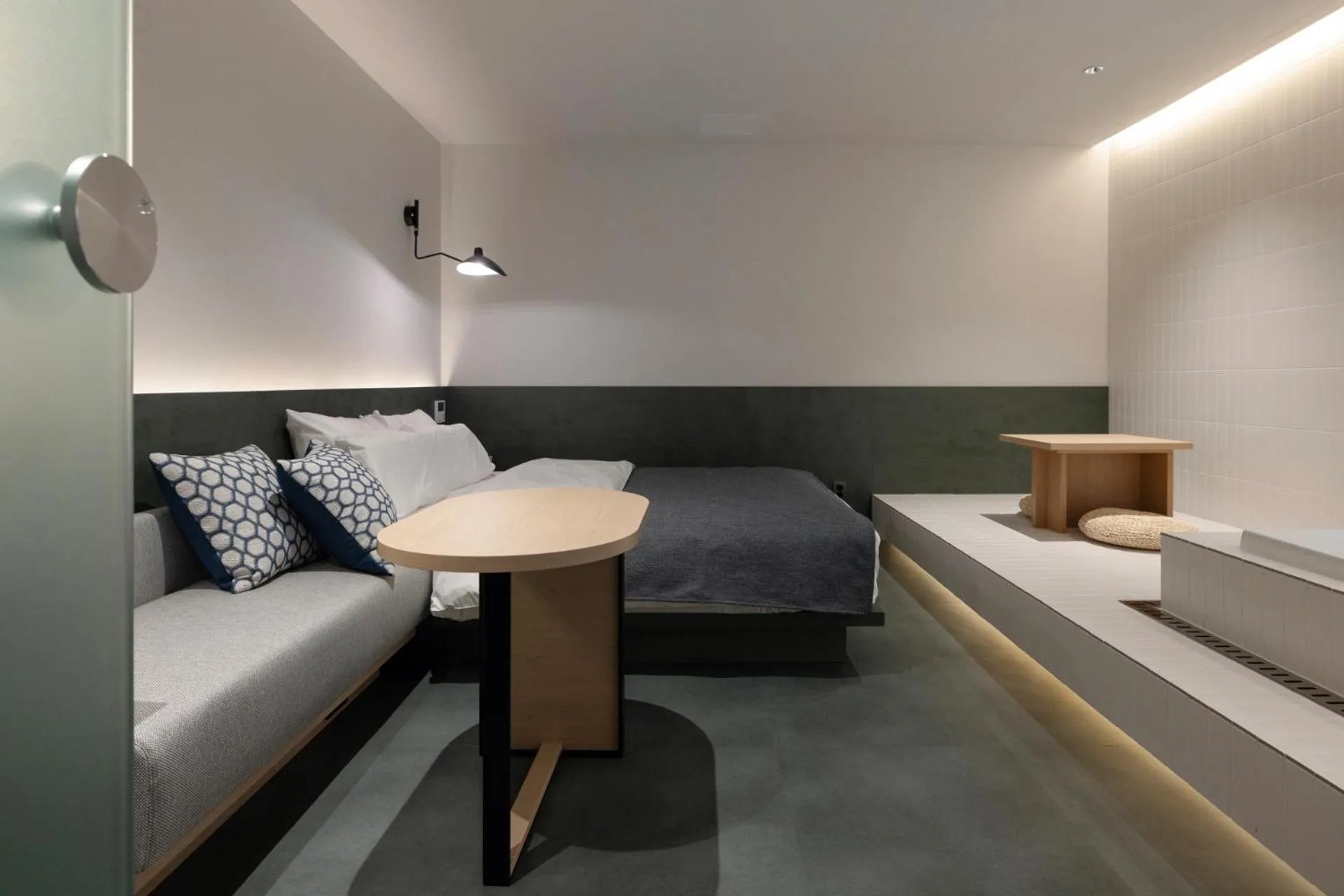 Bed in Anook Hotel Suwon Station