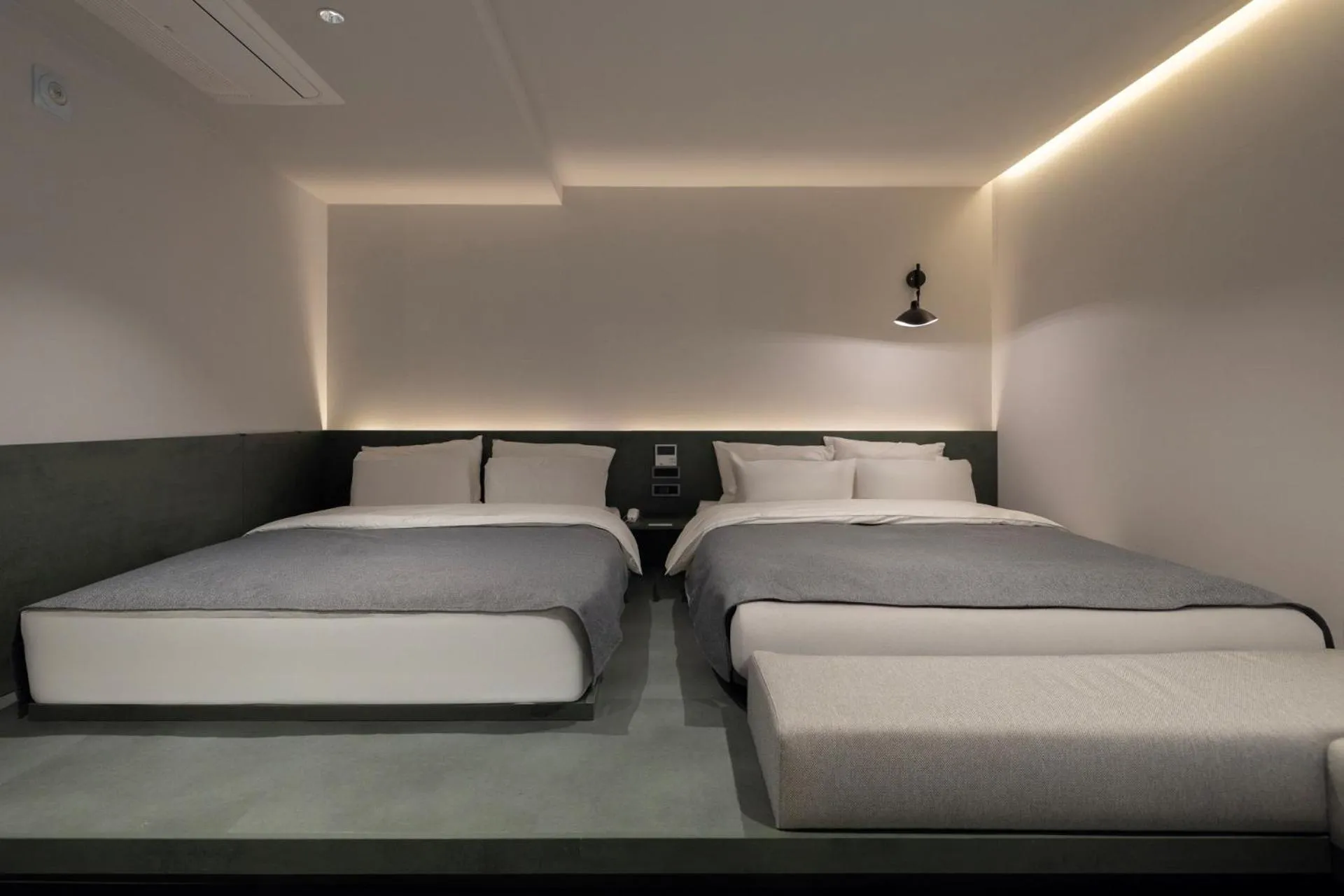 Photo of the whole room, Bed in Anook Hotel Suwon Station