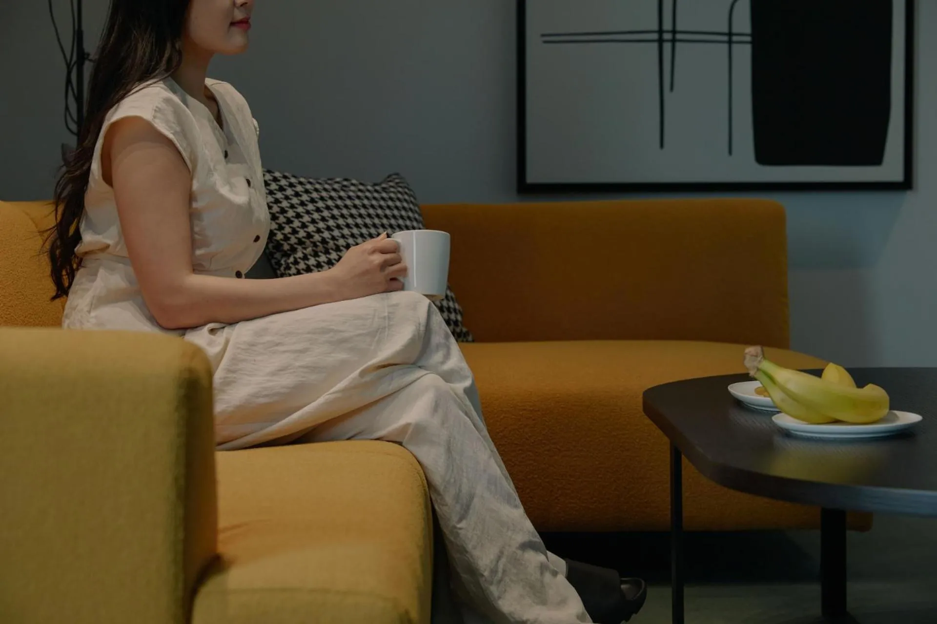 Seating area in Anook Hotel Suwon Station