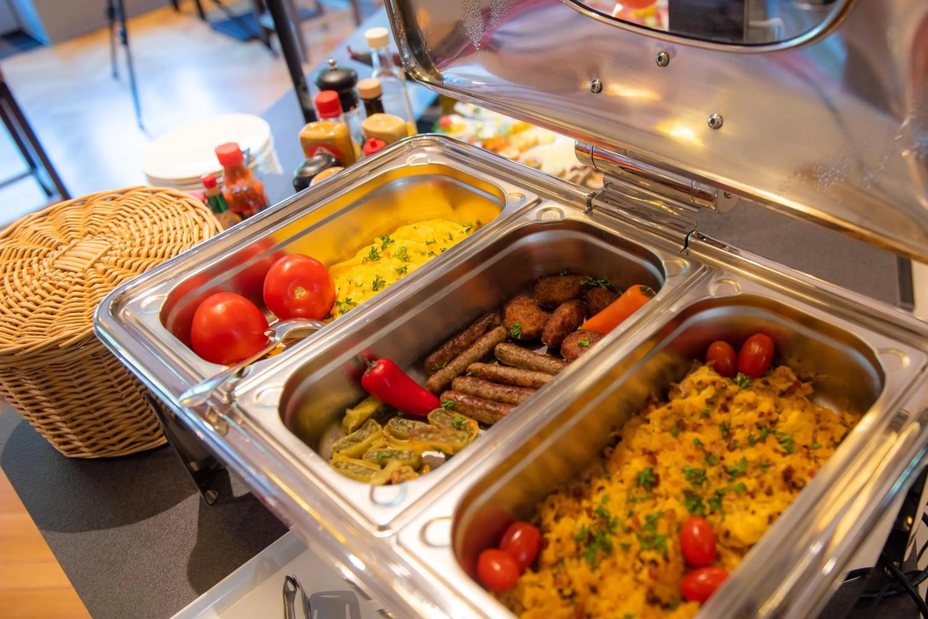 Buffet breakfast in Hotel Avisa