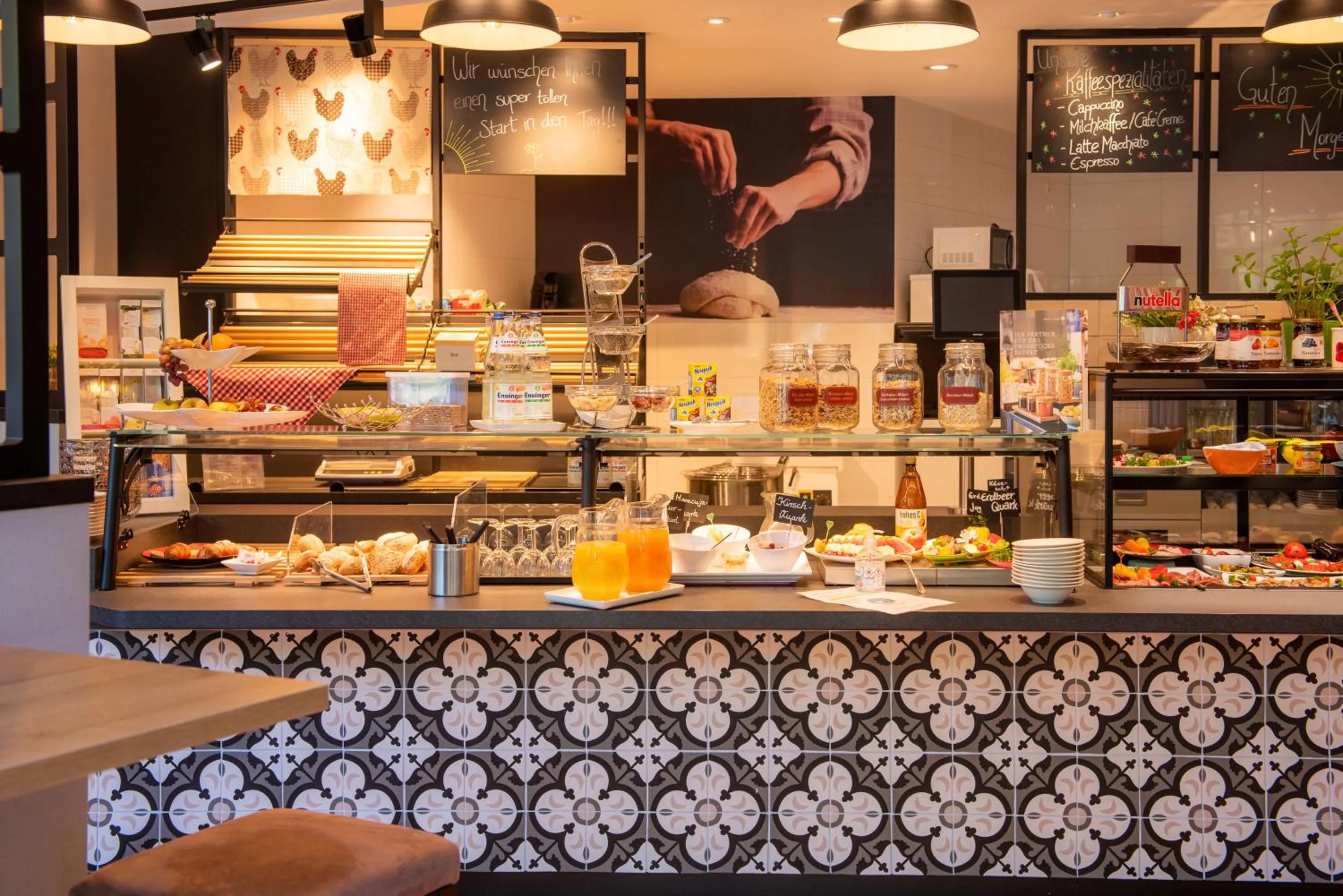 Buffet breakfast in Hotel Avisa