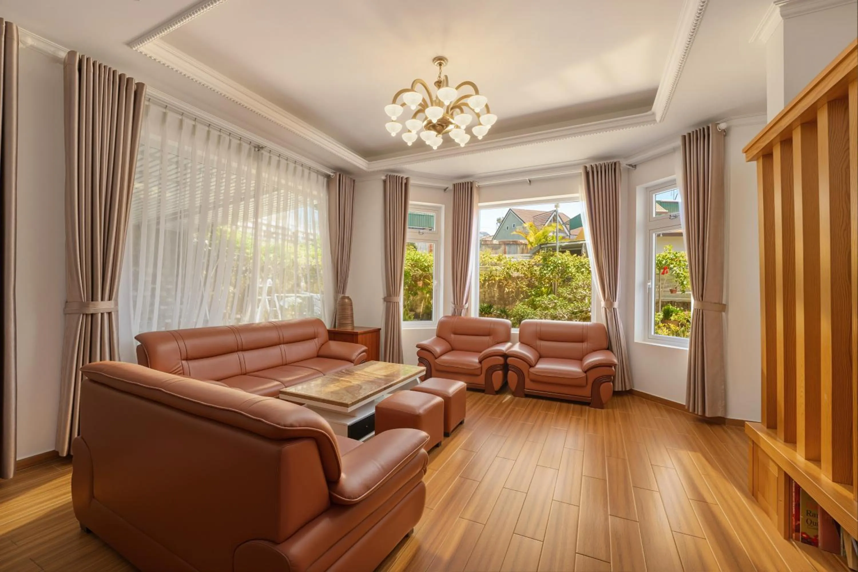 Living room in Lan Viên Villa