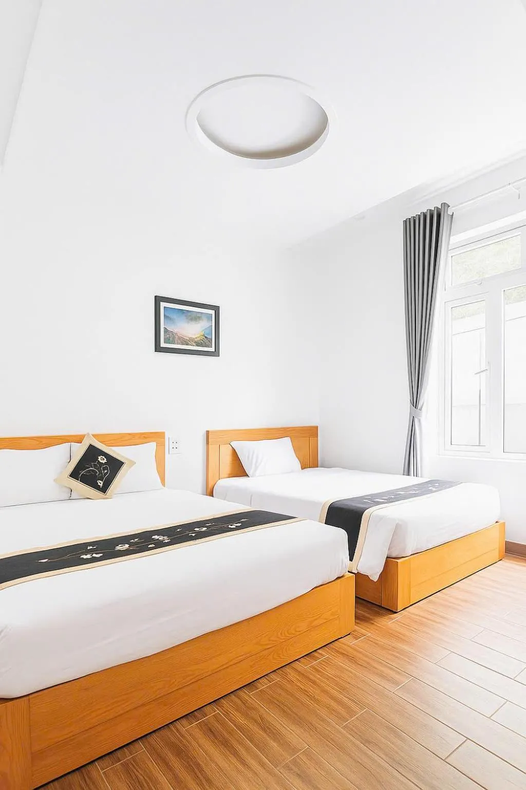 Bedroom, Bed in Lan Viên Villa