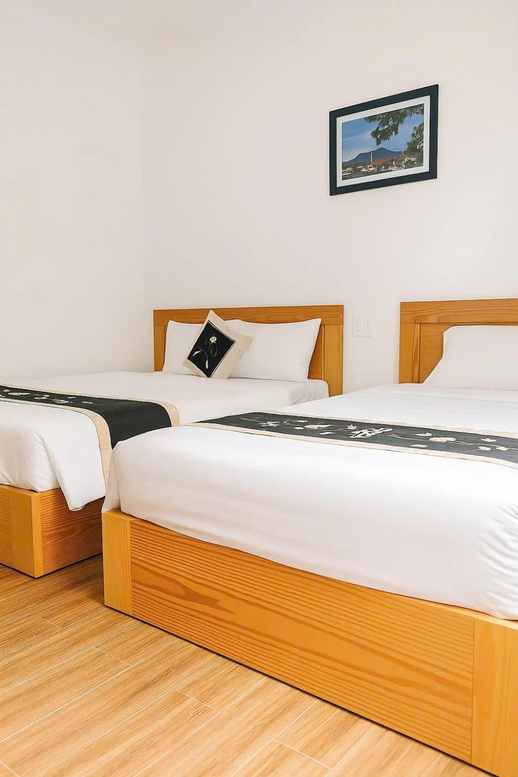 Bed in Lan Viên Villa