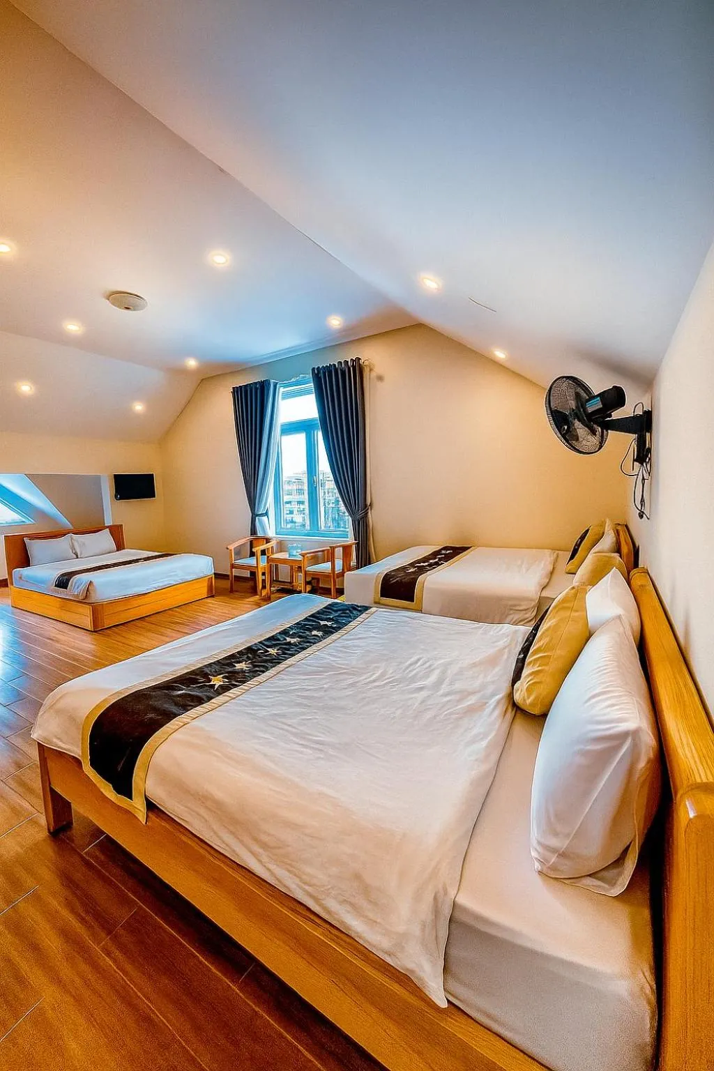 Bedroom, Bed in Lan Viên Villa