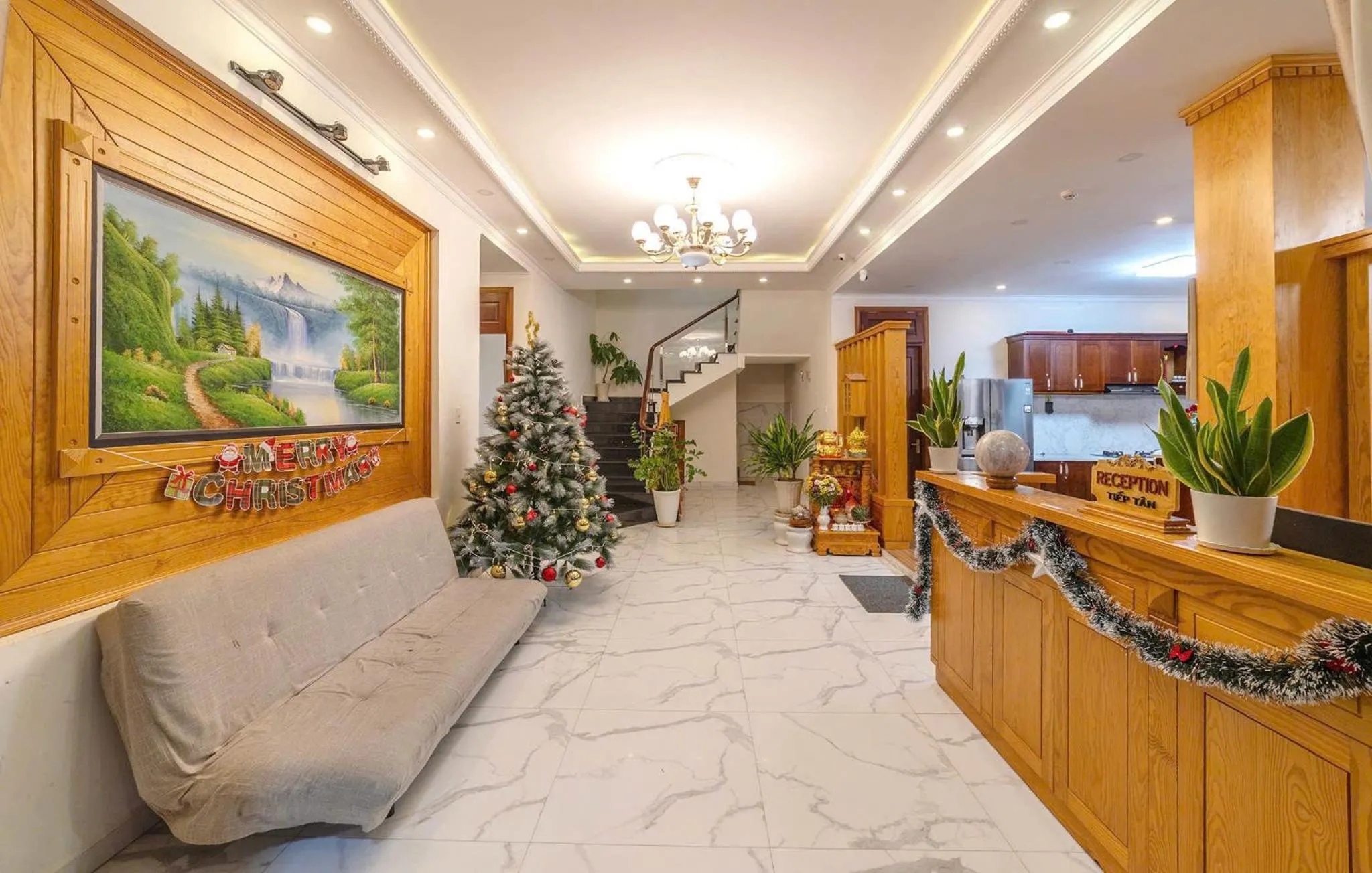 Living room in Lan Viên Villa