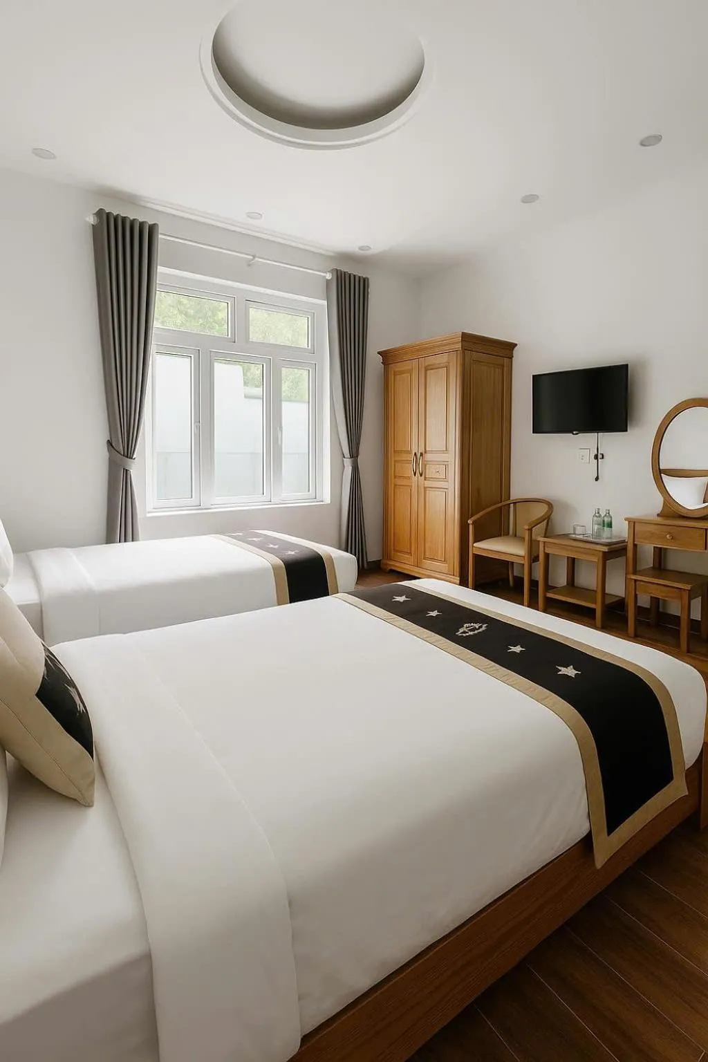 Bed in Lan Viên Villa