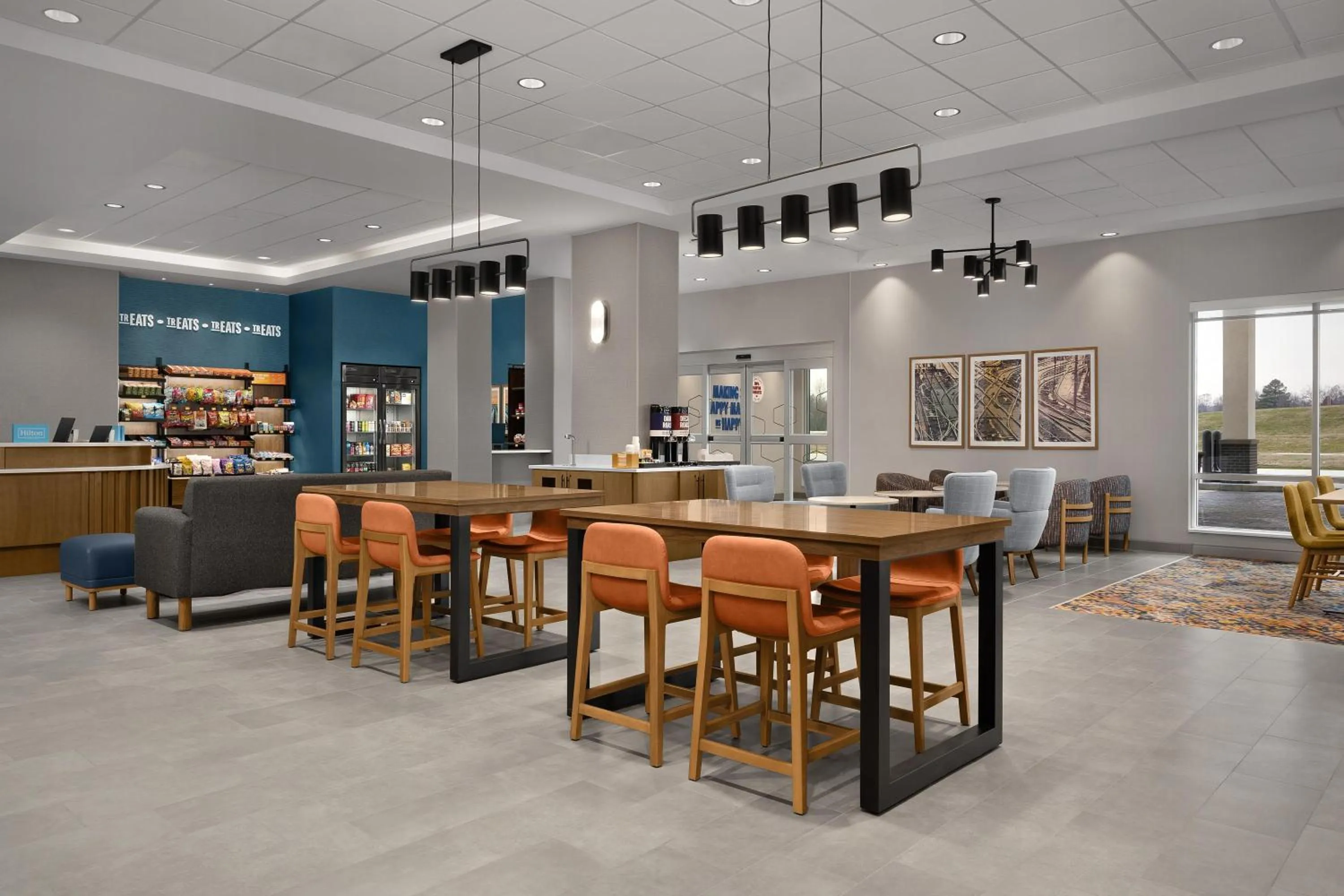 Lobby or reception in Hampton Inn By Hilton Dexter