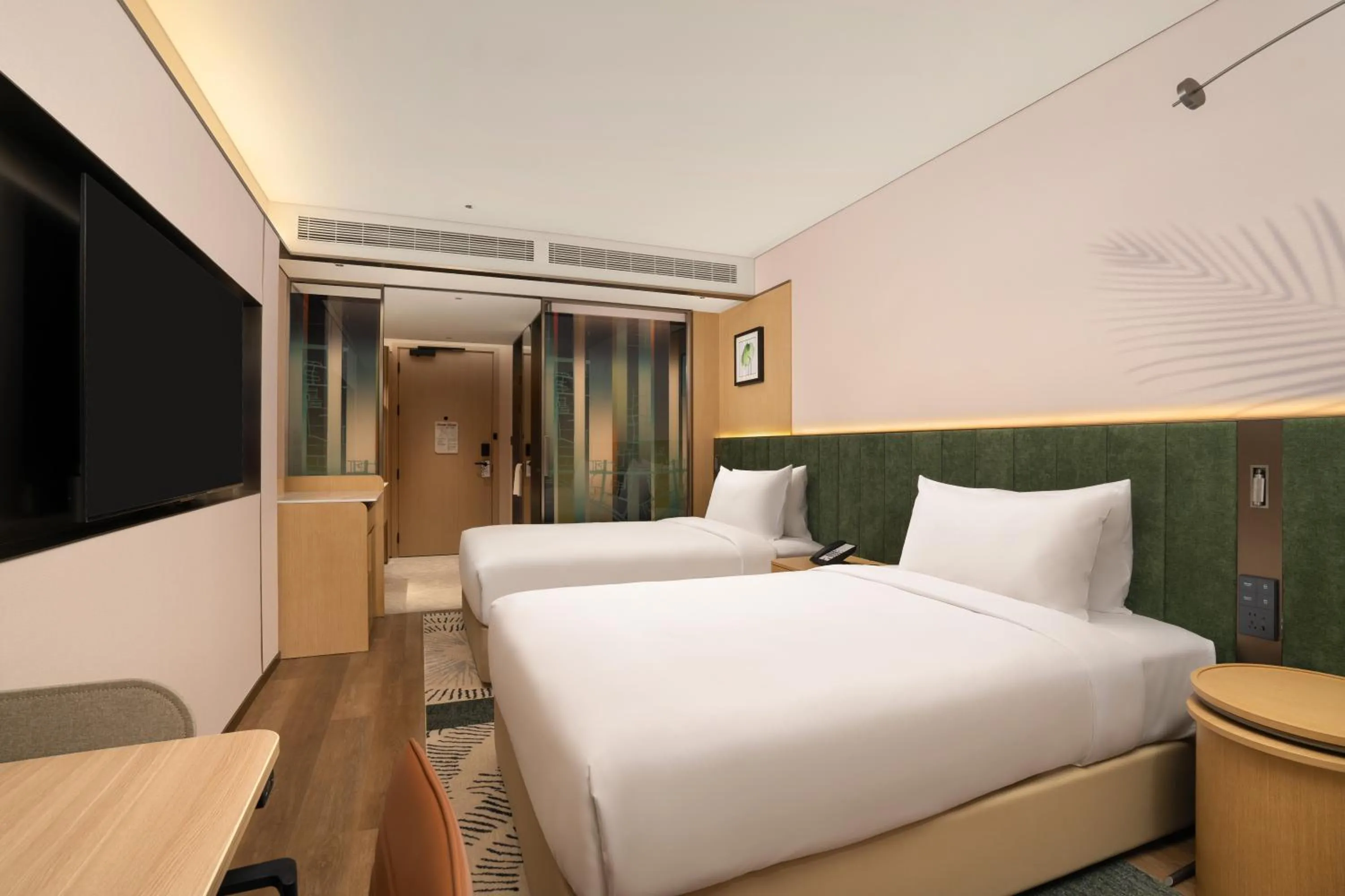 Bed in Hilton Garden Inn Shaoxing Lu Xun Native Place