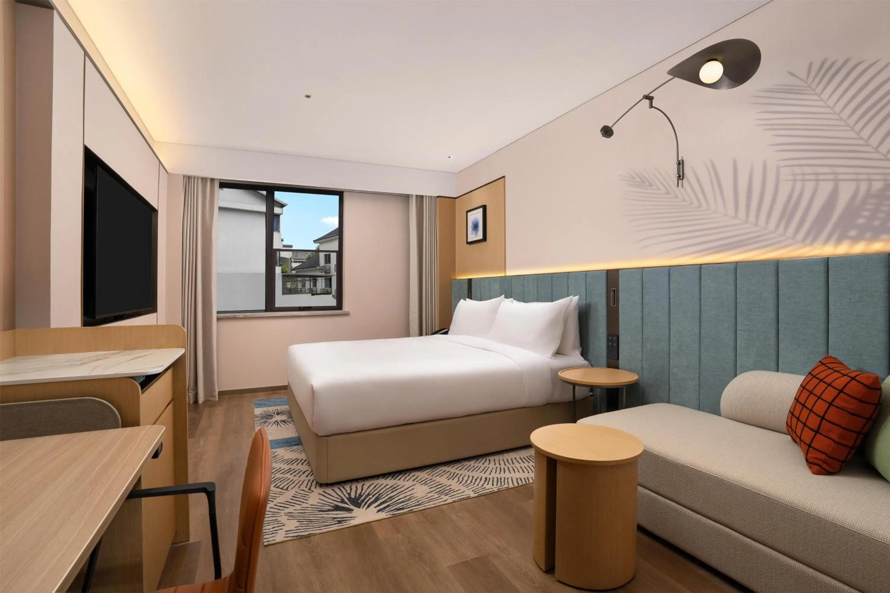 Bed in Hilton Garden Inn Shaoxing Lu Xun Native Place