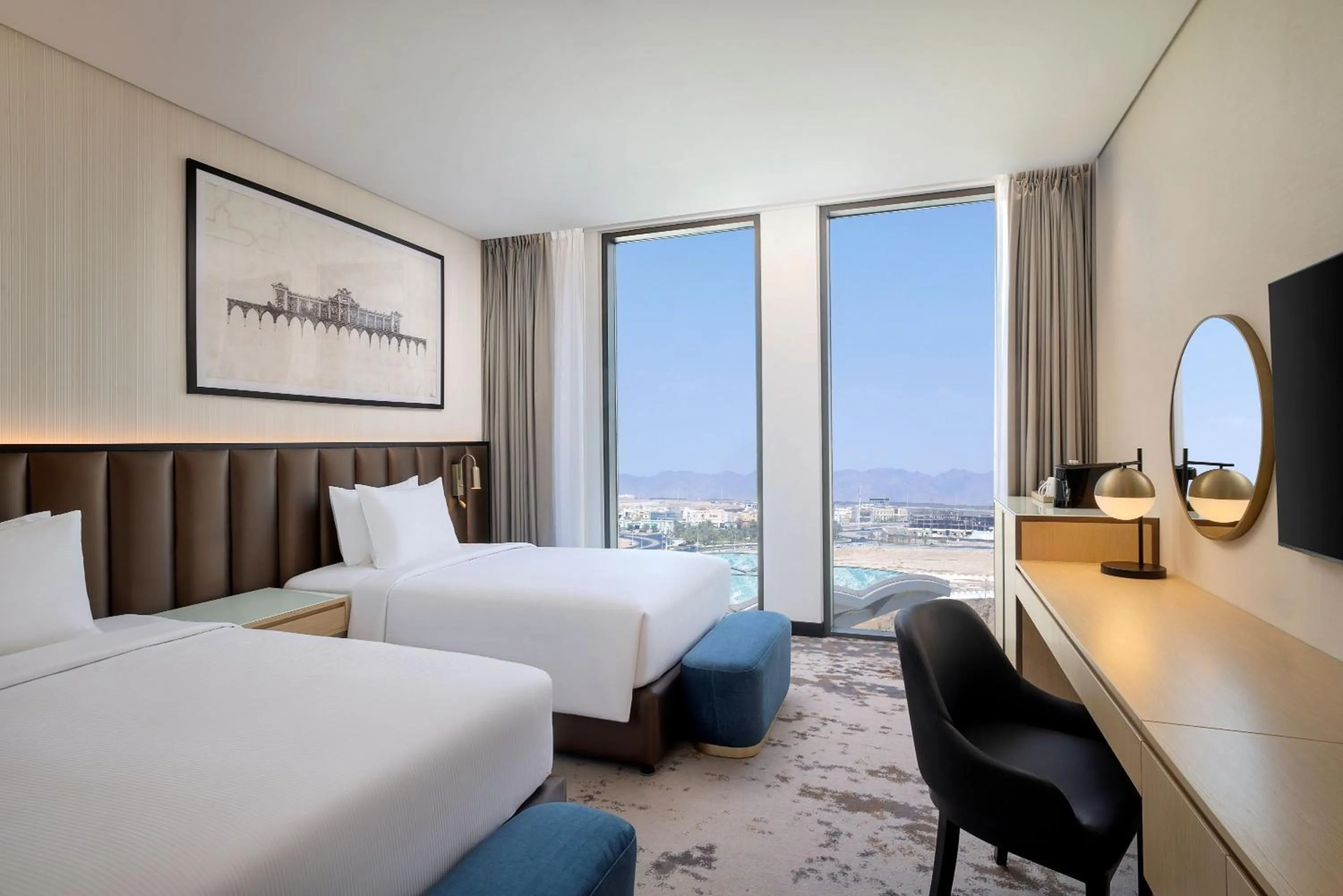 Bedroom, Bed in DoubleTree by Hilton Madinah Gate