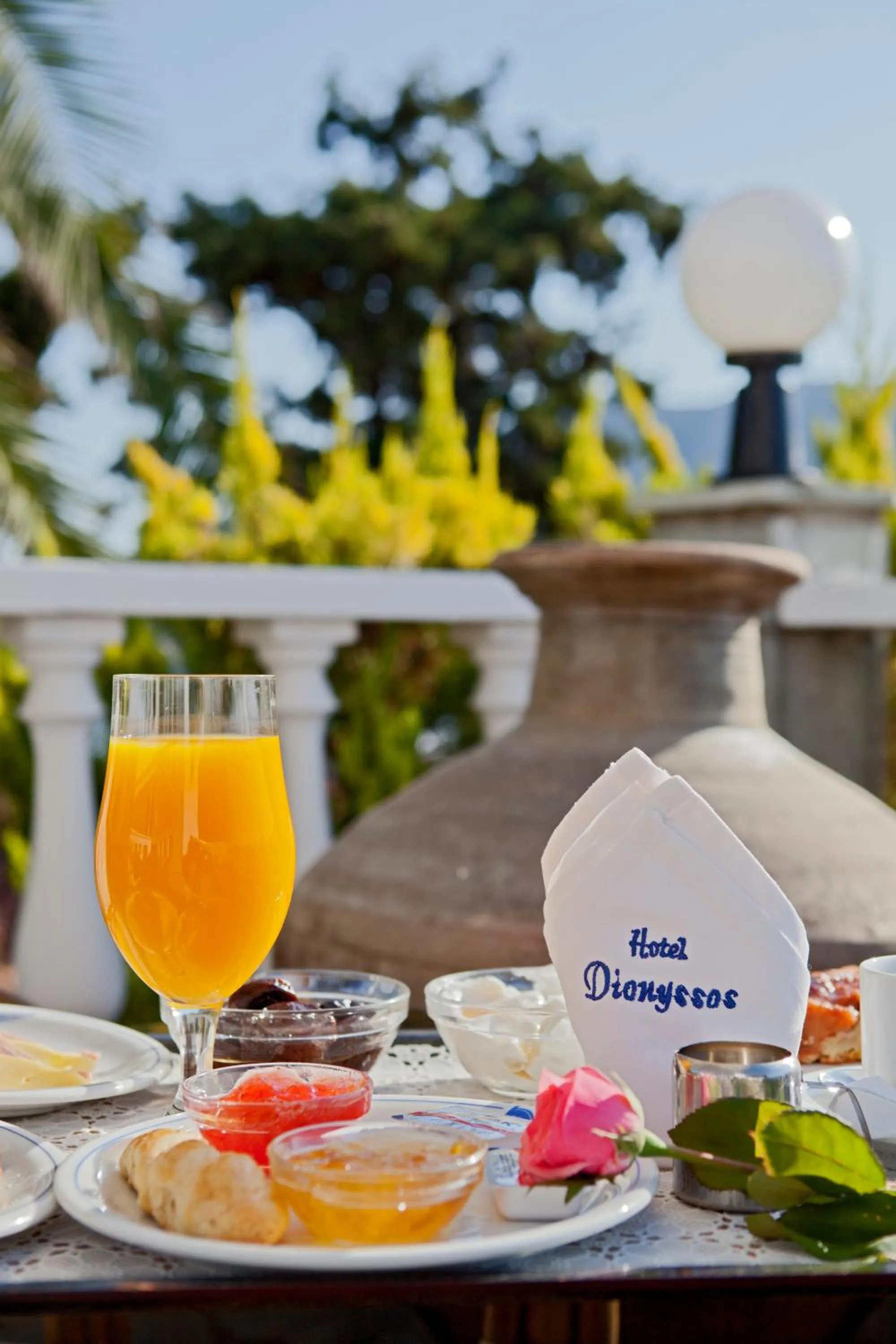 Food and drinks in Hotel Dionyssos