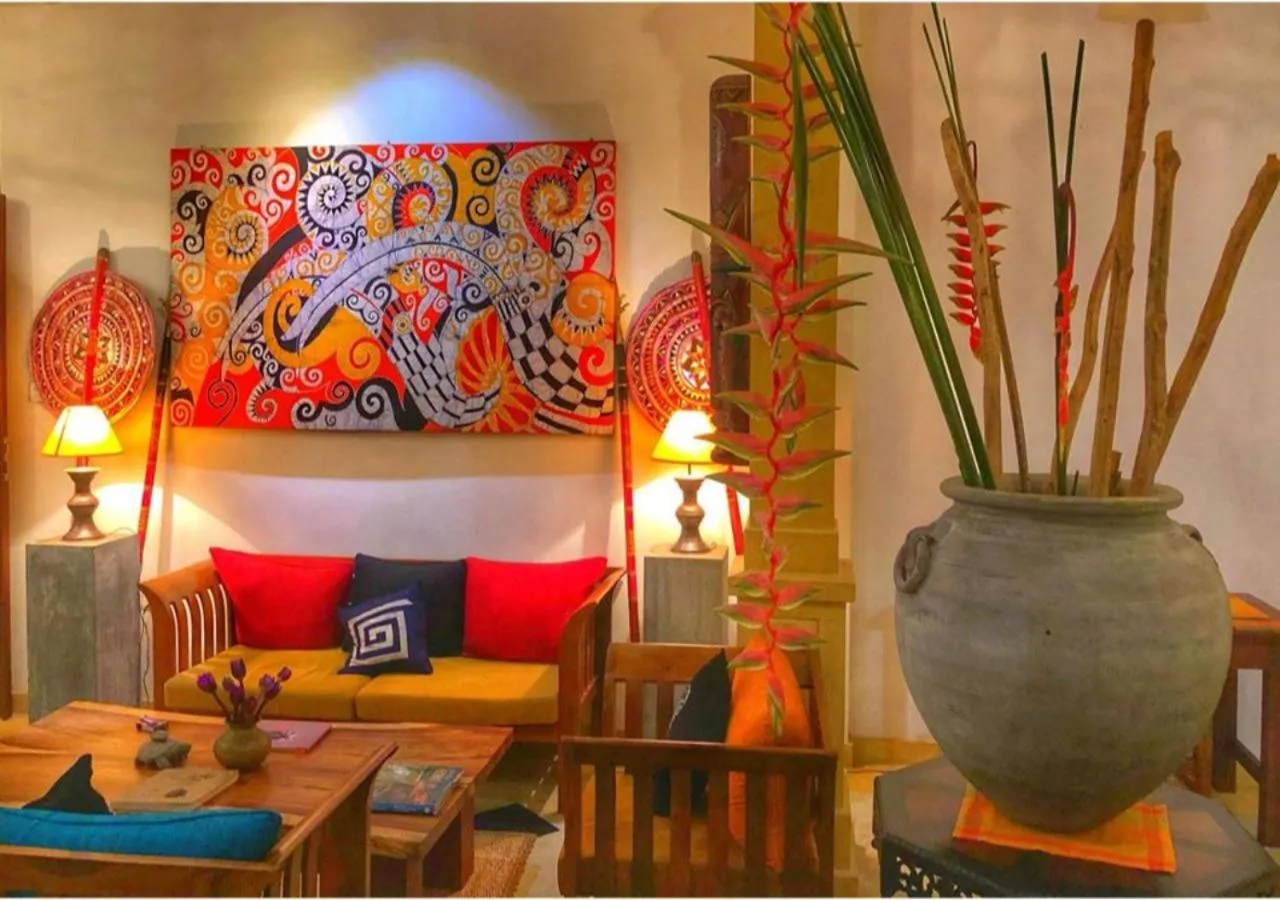 Seating area in Gangula Villa