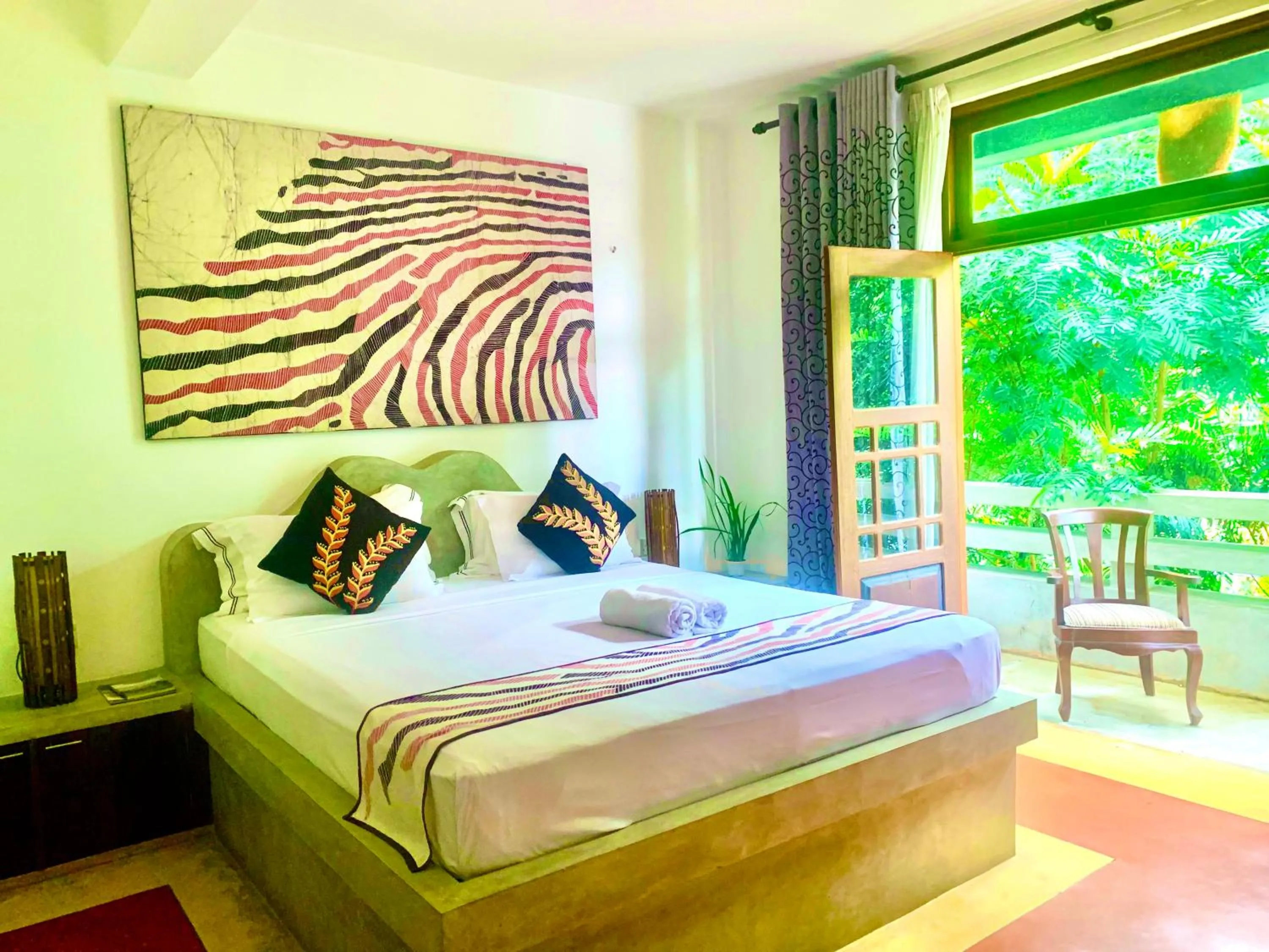 Bed in Gangula Villa