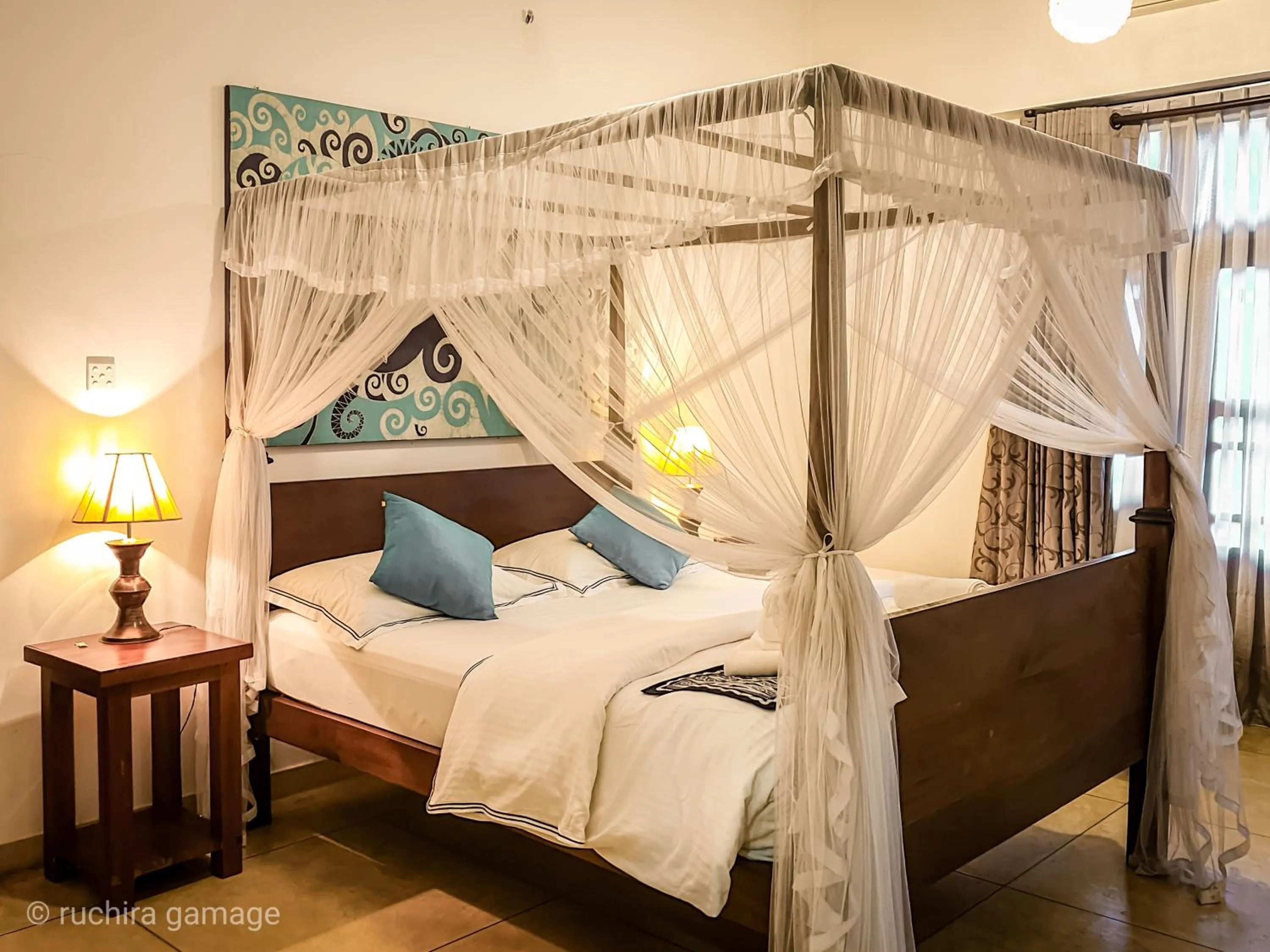 Bed in Gangula Villa