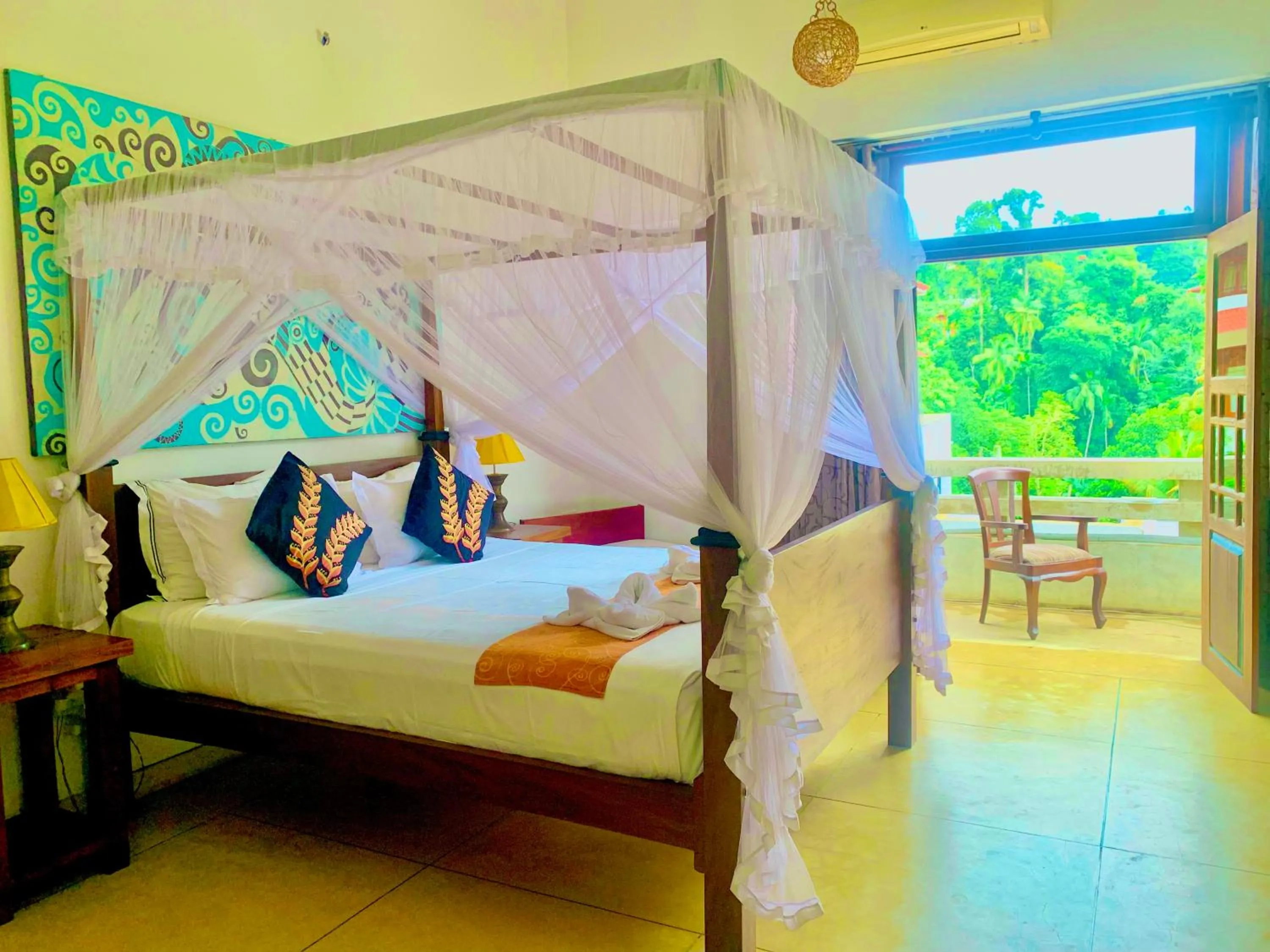 Bed in Gangula Villa