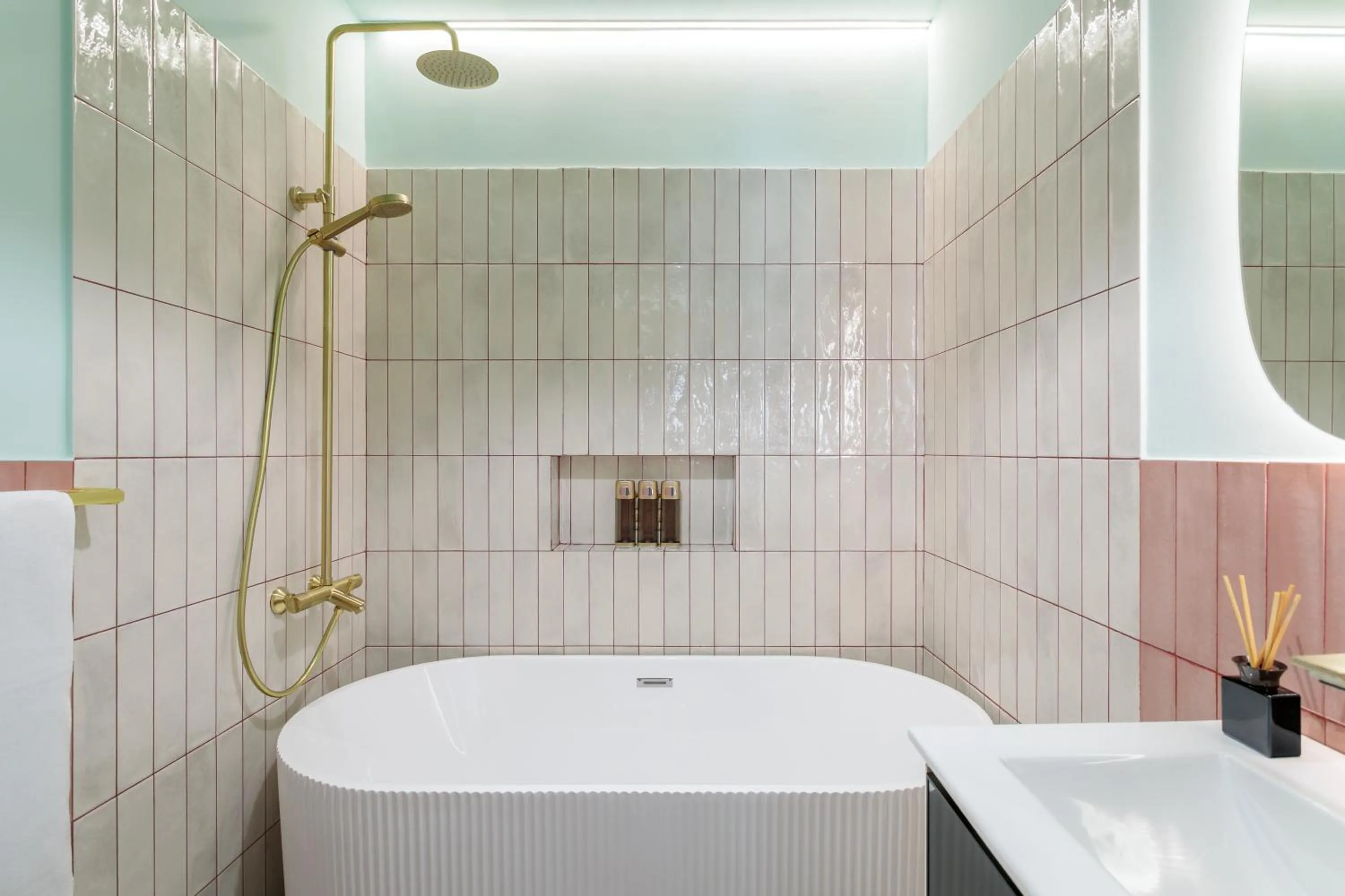 Bathroom in Charm Beach Retreat